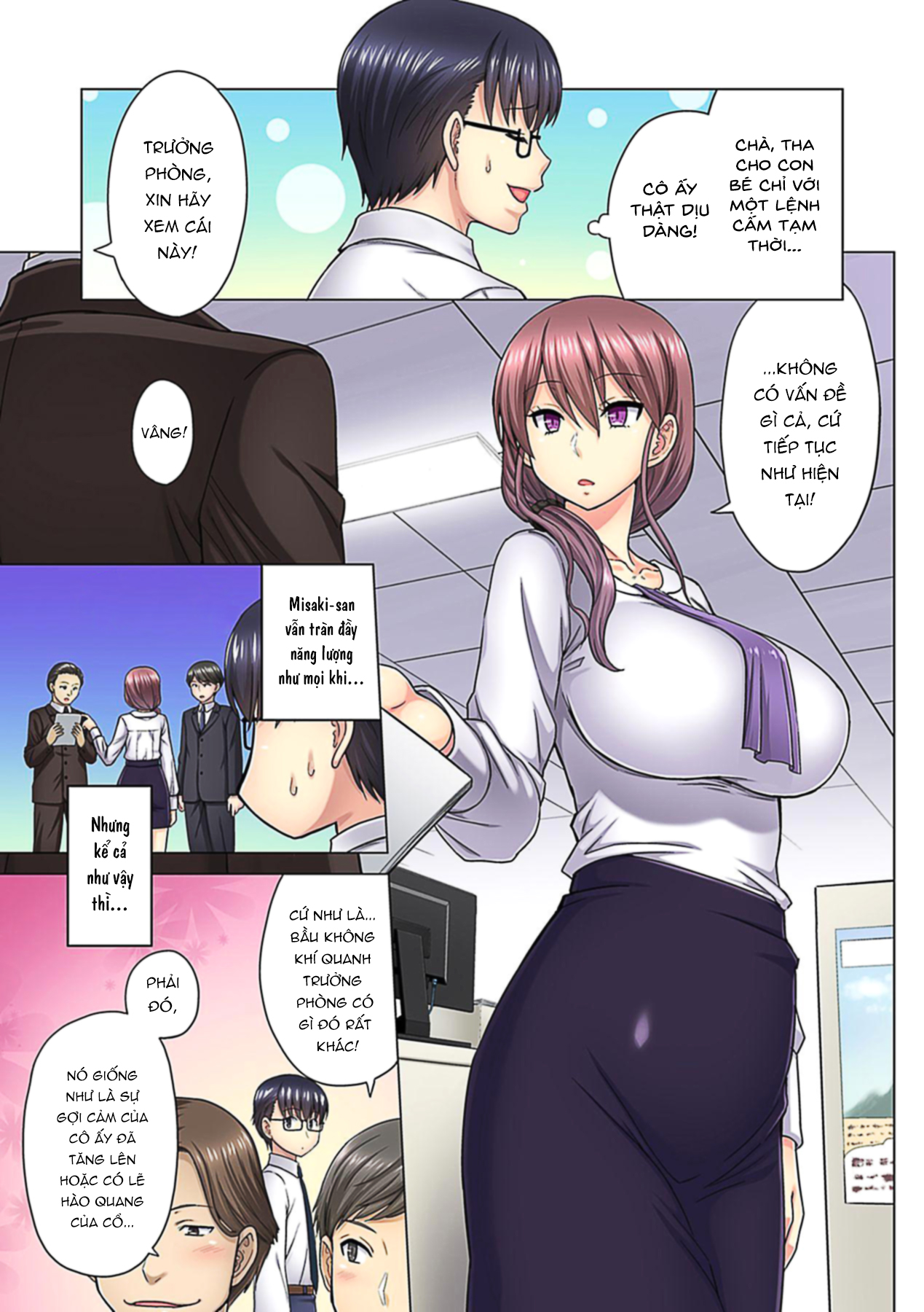 Đọc truyện hentai M-jo Joushi to no Sex o Sekai ni Haishinchuu? Icchau Tokoro ga Haishin sarechau~! - Chapter 05