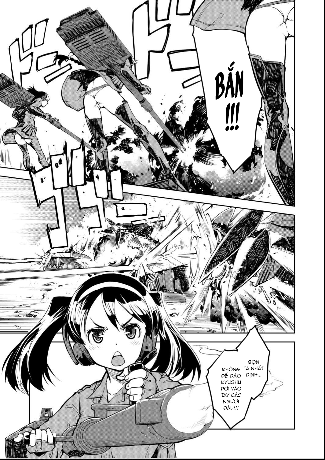 Đọc truyện hentai Những thiếu nữ chiến xa - Chiến tuyến số 1