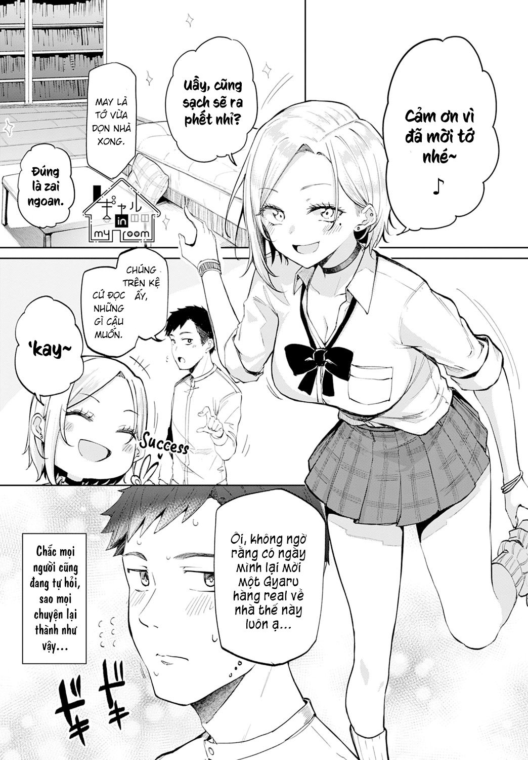 Đọc truyện hentai Cô bạn Gyaru trong phòng của tôi - Oneshot