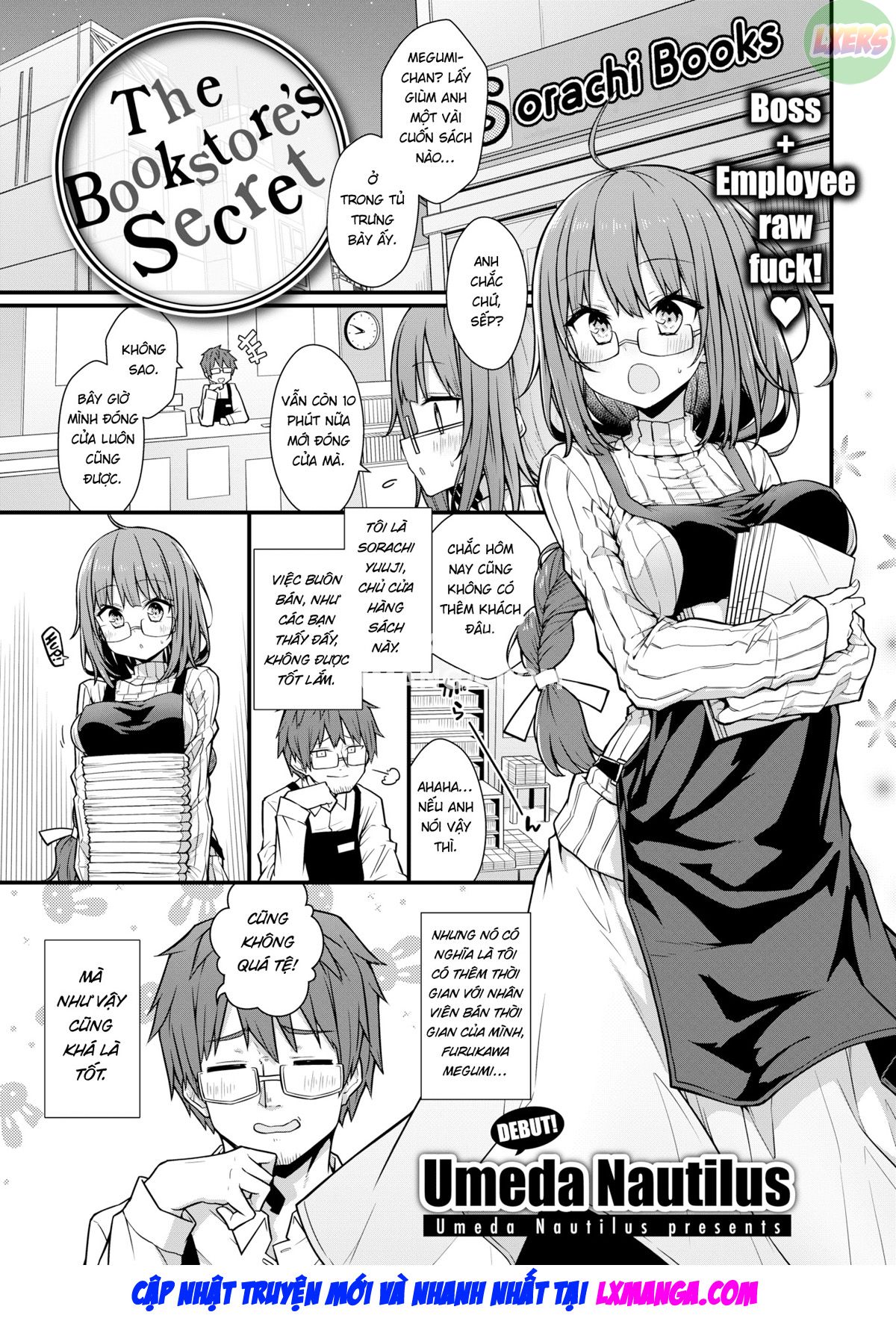 Đọc truyện hentai Bí mật của hiệu sách - Oneshot