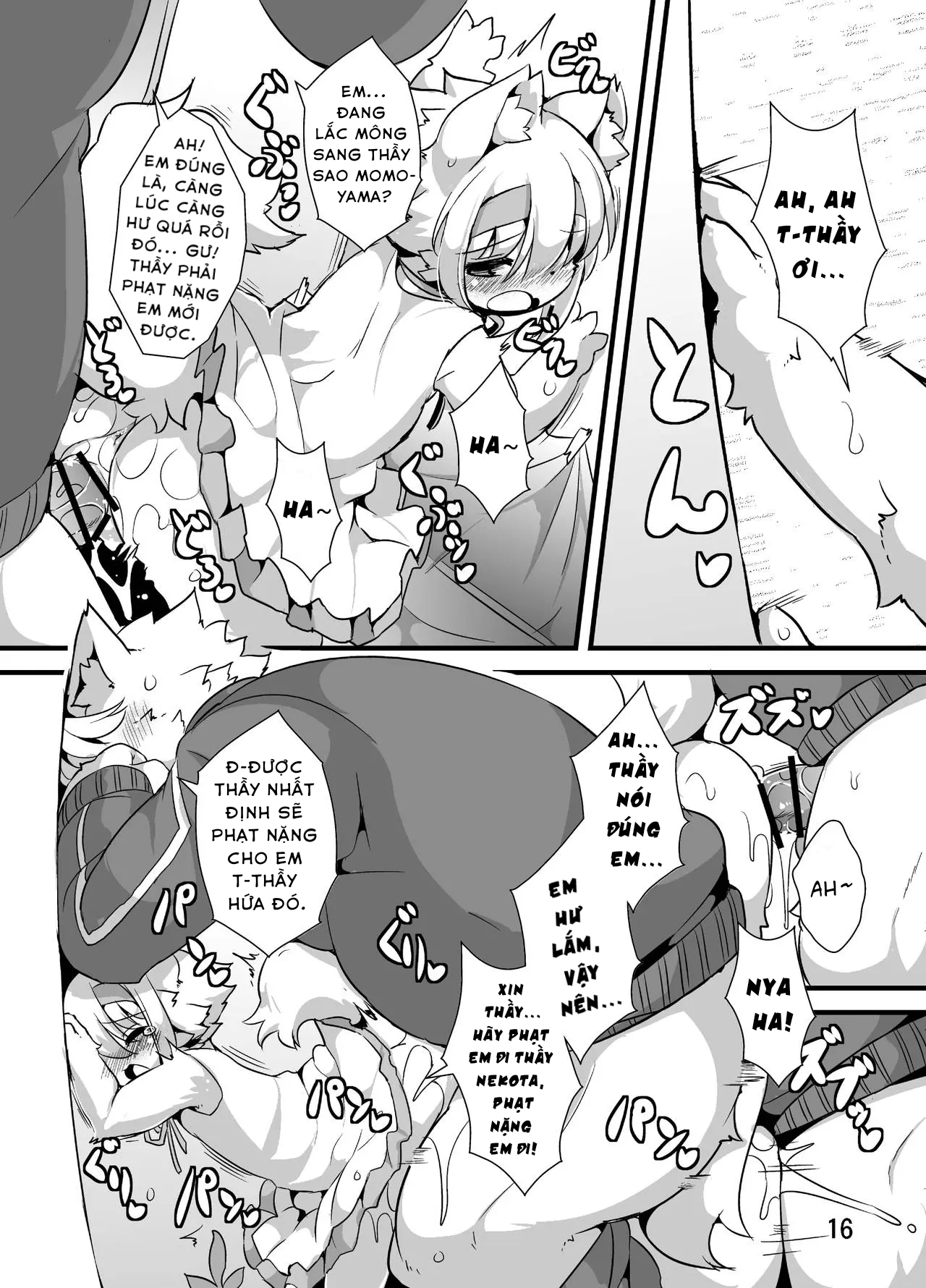 Đọc truyện hentai Một cuốn sách trong đó một con thú mang cặp sách yêu cầu Senei dạy cậu bài tập về nhà. - Phần 2