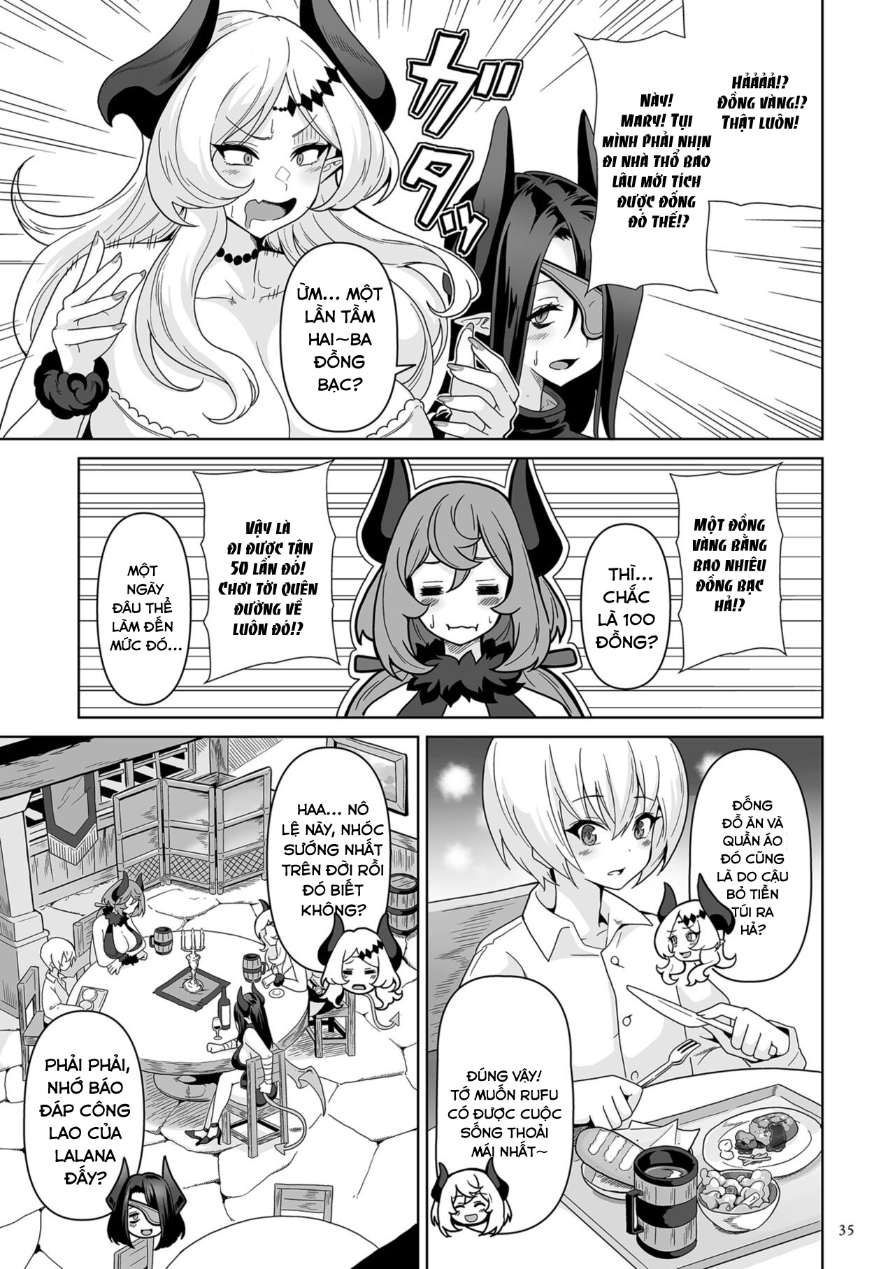 Đọc truyện hentai Vương quốc Succubus thèm bú - Chap 2