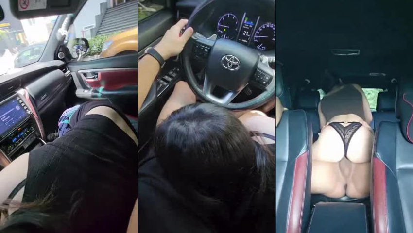 Đang lái xe thì em kéo quần xuống bú cu phải dừng vội bên đường làm nháy mới chịu ~ Sex Việt Nam