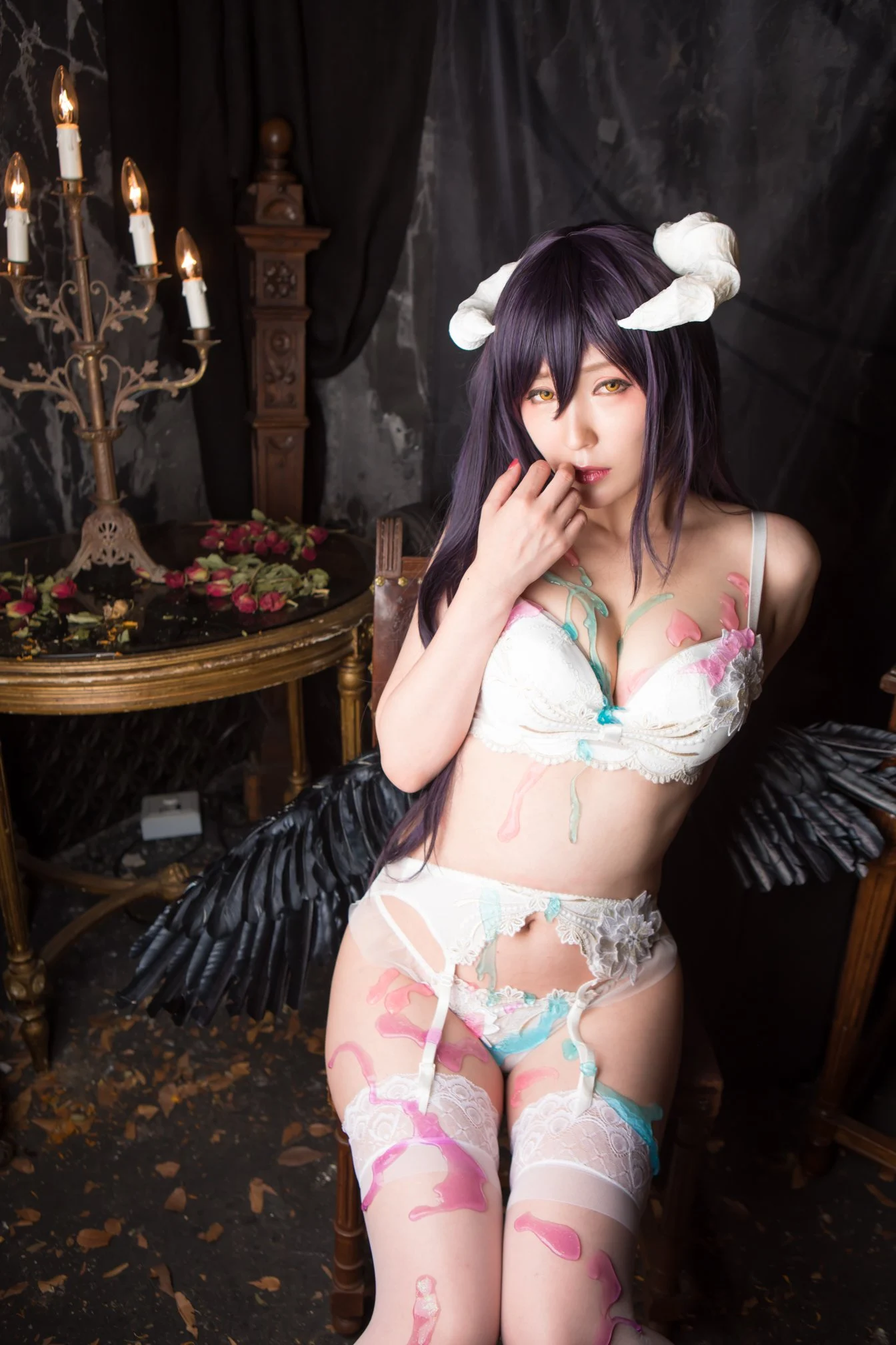 Đọc truyện hentai Tuyển tập Albums siêu phẩm Cosplay - Chap 959 - [Baitai Seijo (Luna Kirishima)] Junketsu Succubus wa ito Toutoki Yume wo miru