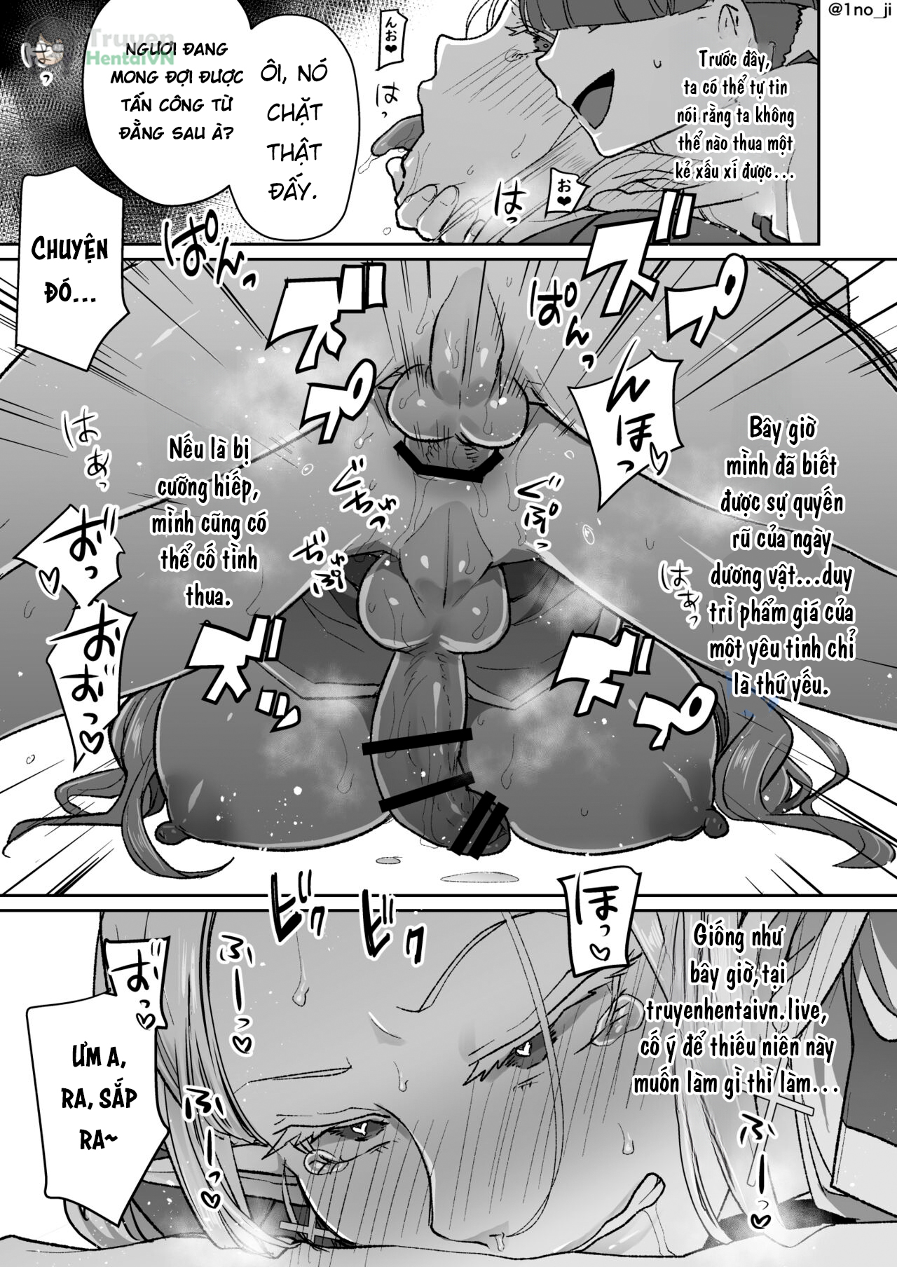 Đọc truyện hentai Warui Erufu o mahou de shimeru ni shite kaishin sa seru hanashi - Oneshot