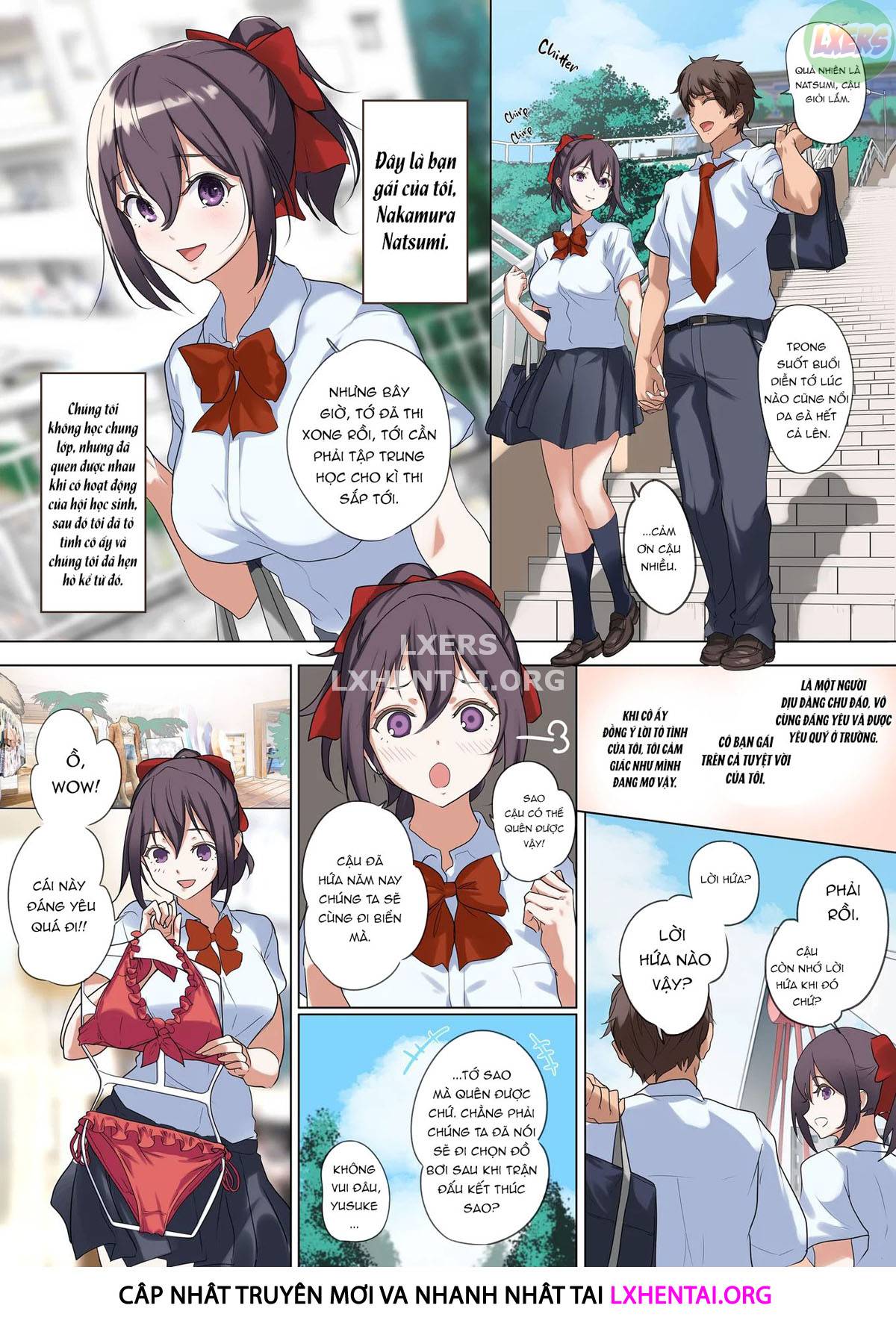 Đọc truyện hentai Cô bạn gái đáng tự hào của tôi - Chap 1 - Không che