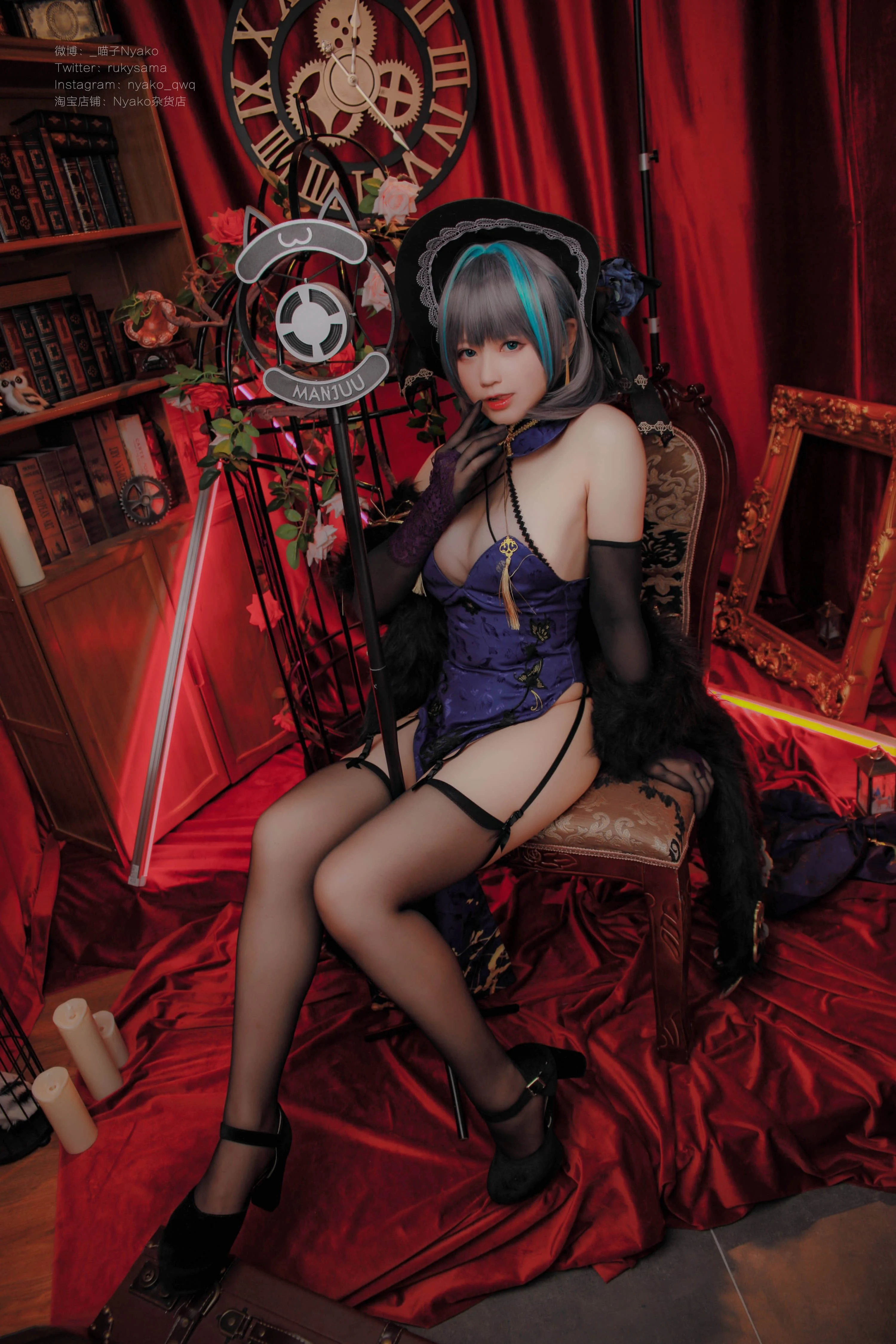 Đọc truyện hentai Tuyển tập Albums siêu phẩm Cosplay - Chap 808 - Nyako - Cheshire Cheongsam