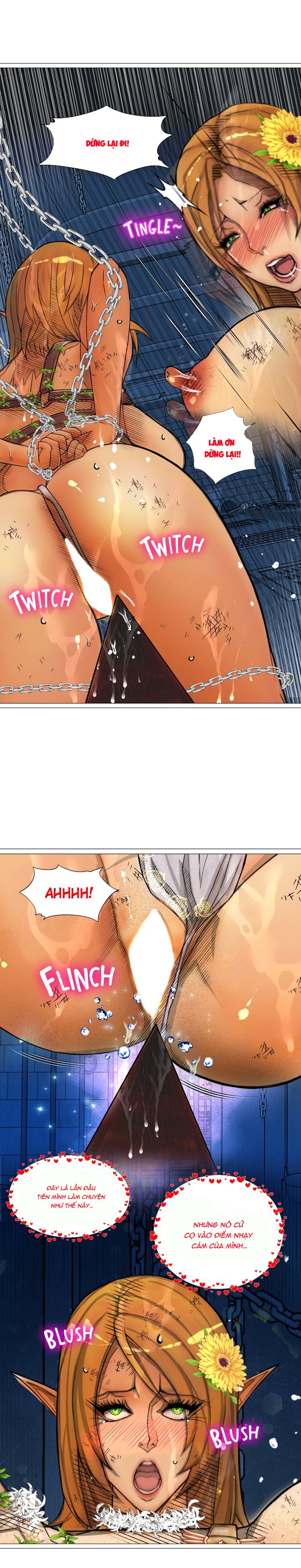 Đọc truyện hentai Nữ Hoàng Dark Elf Và Nô Lệ Orc - Chap 15