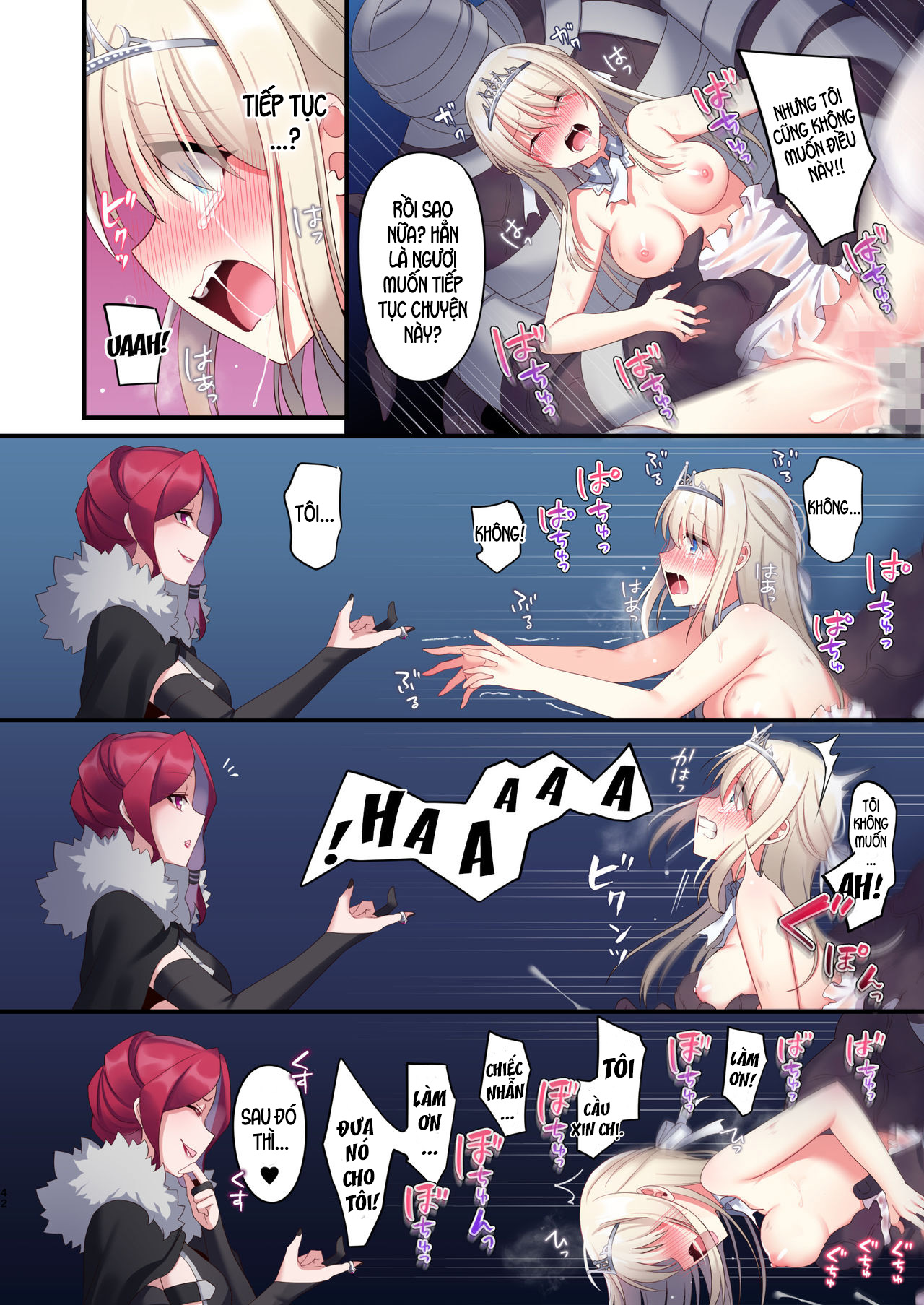 Đọc truyện hentai Noroi no Yubiwa de Game Over + Omake CG - Chap 2: sếch tàn bạo