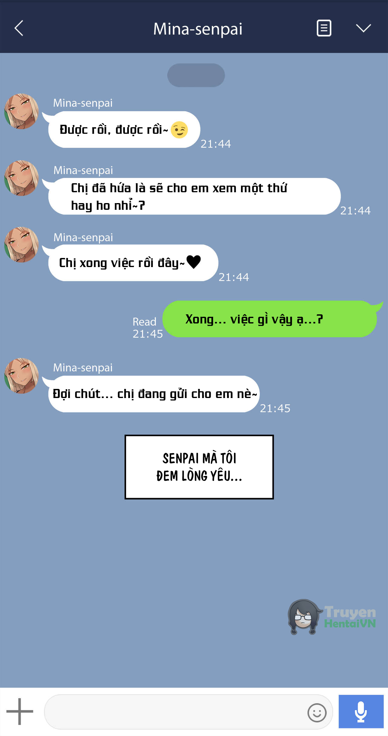 Đọc truyện hentai Mina Senpai - Oneshot