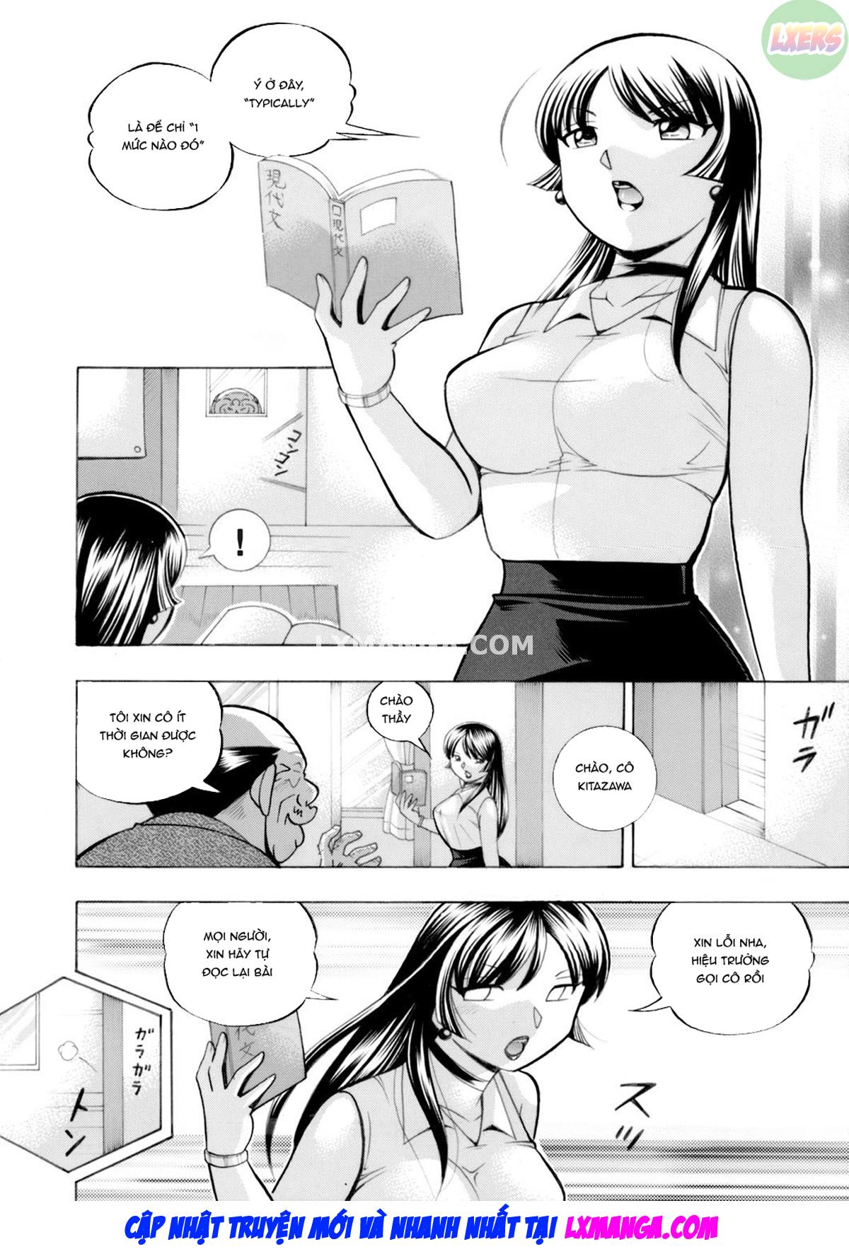 Đọc truyện hentai Nữ giáo viên dâm đãng và em học sinh may mắn - Chap 10 - END