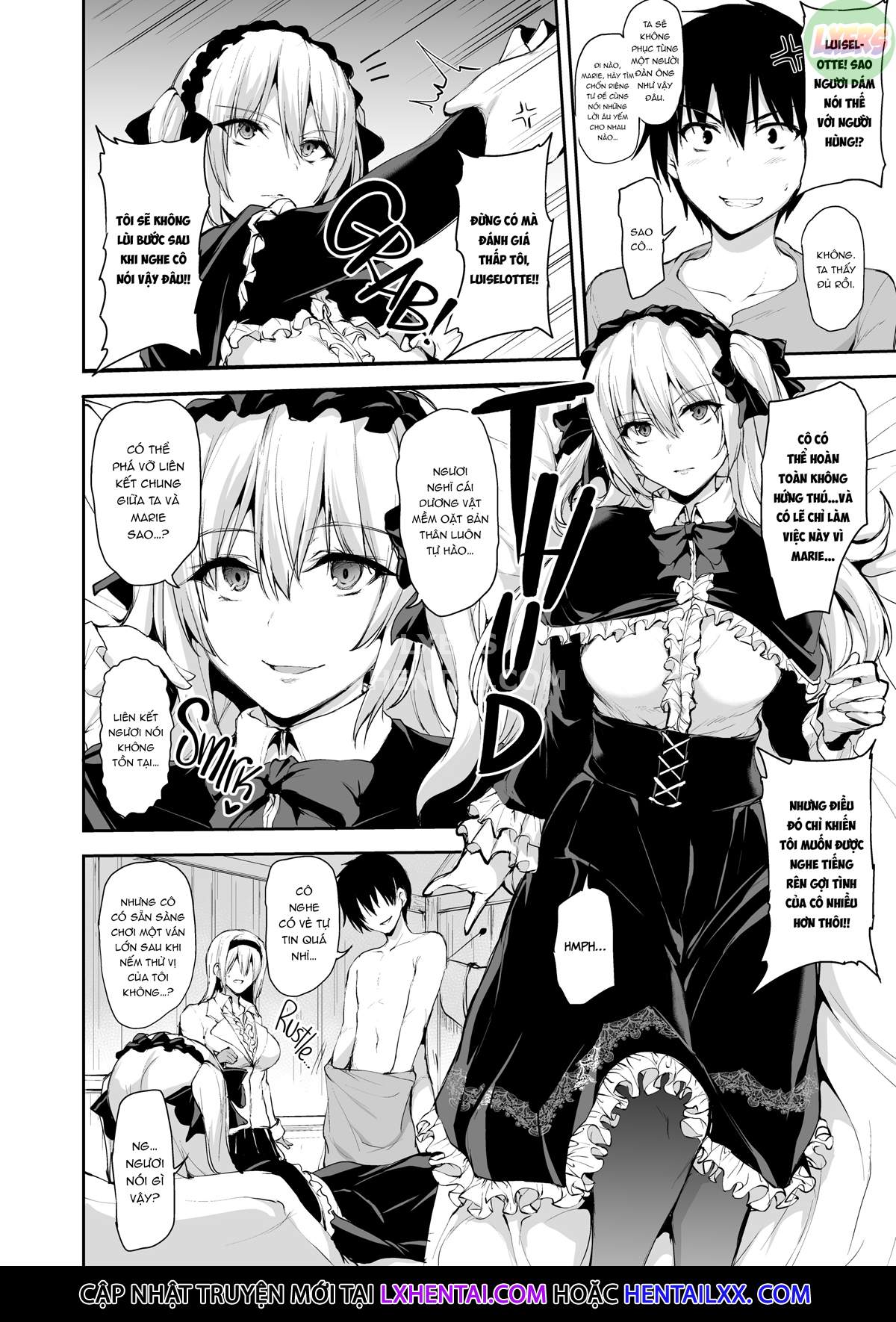 Đọc truyện hentai Tales of a Harem in Another World - Chap 7 - Clash! The Vampire Girl Vs. The Haughty Princess