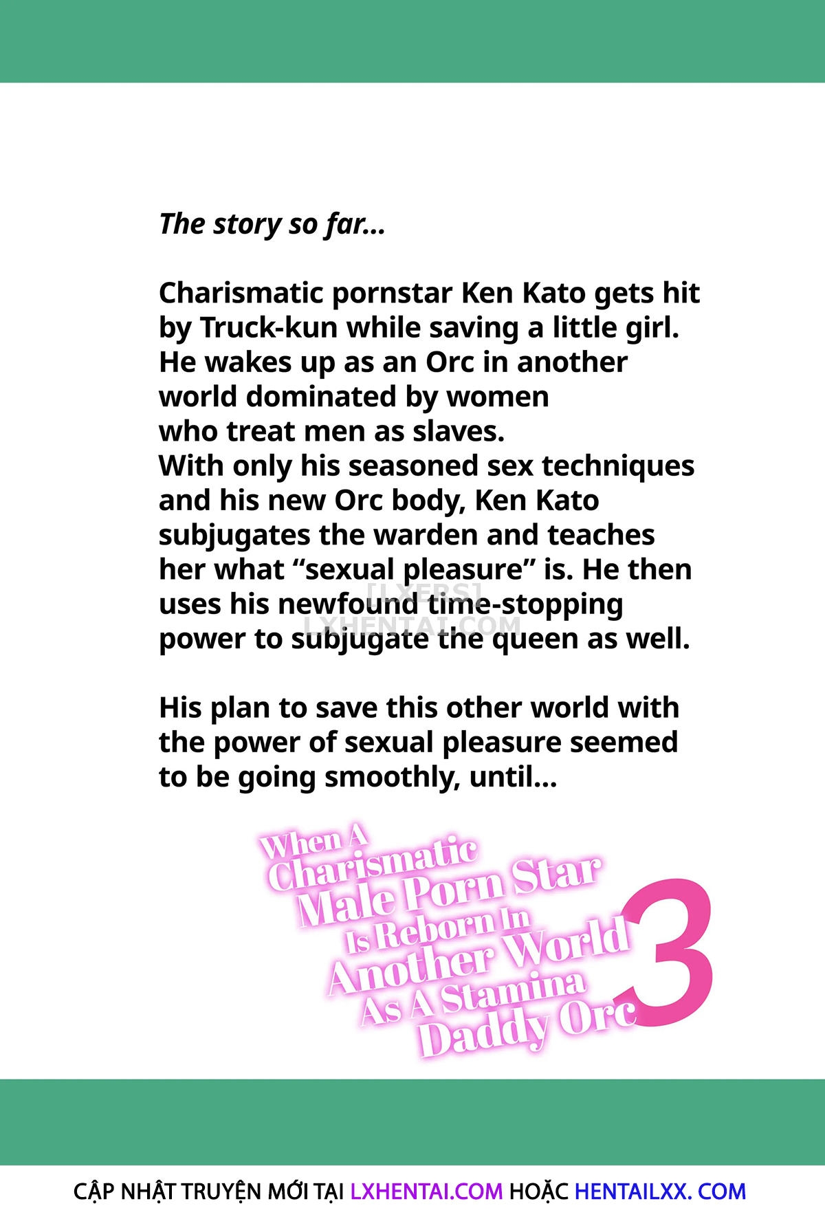 Đọc truyện hentai When A Charismatic Male Pornstar Is Reborn In Another World As A Stamina Daddy Orc - Chap 3 - [END]