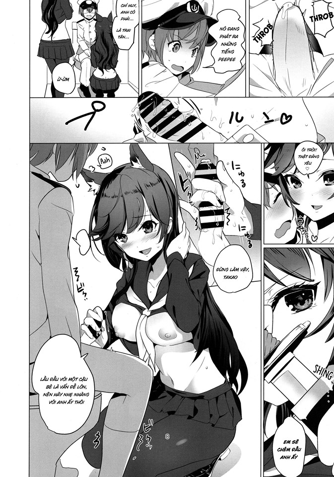 Đọc truyện hentai Làm Tình Cùng Hai Chị Em Atago Và Takao (Azur Lane) - Oneshot