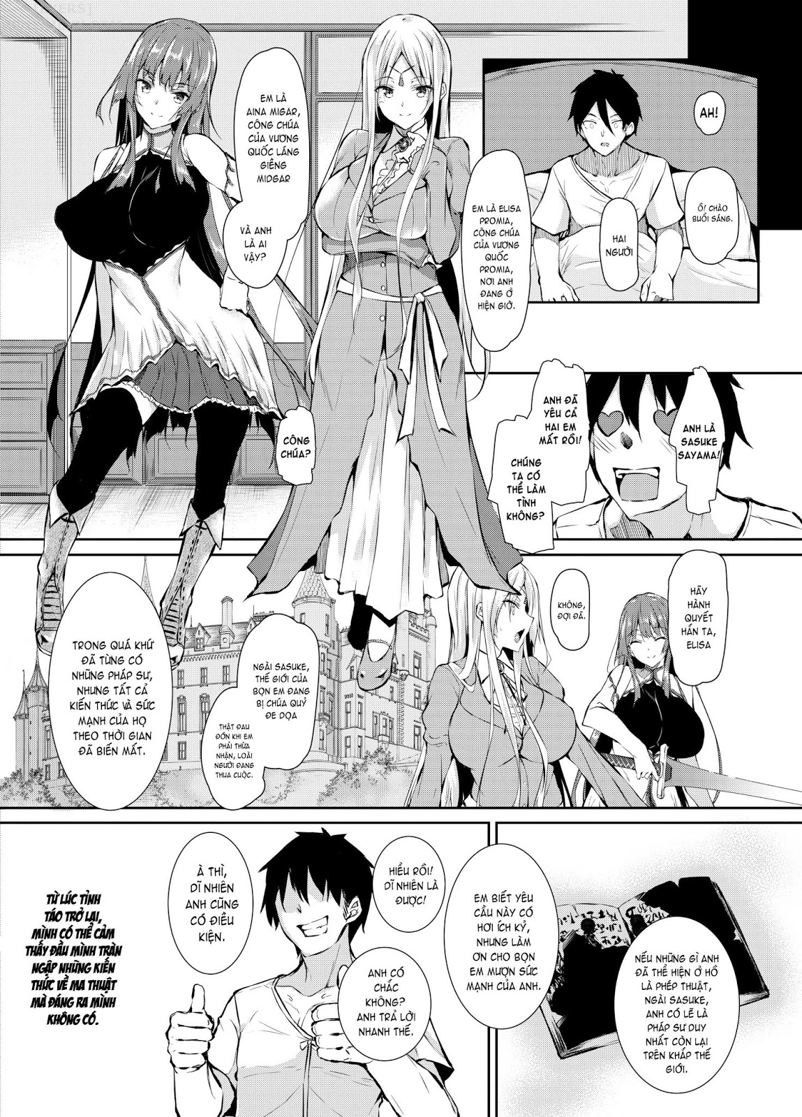 Đọc truyện hentai I Became a Mage in Another World - Chap 1