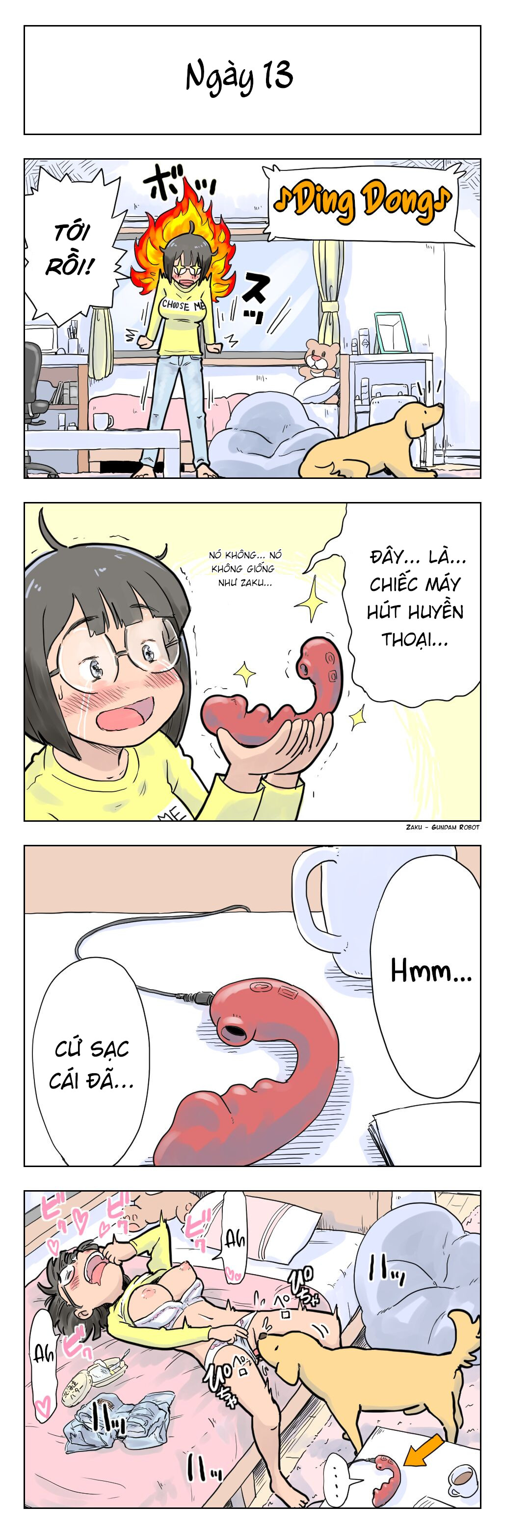 Đọc truyện hentai Gái đeo kính ngực bự sẽ làm tình với chó của cô ấy sau 100 ngày! - Part 1