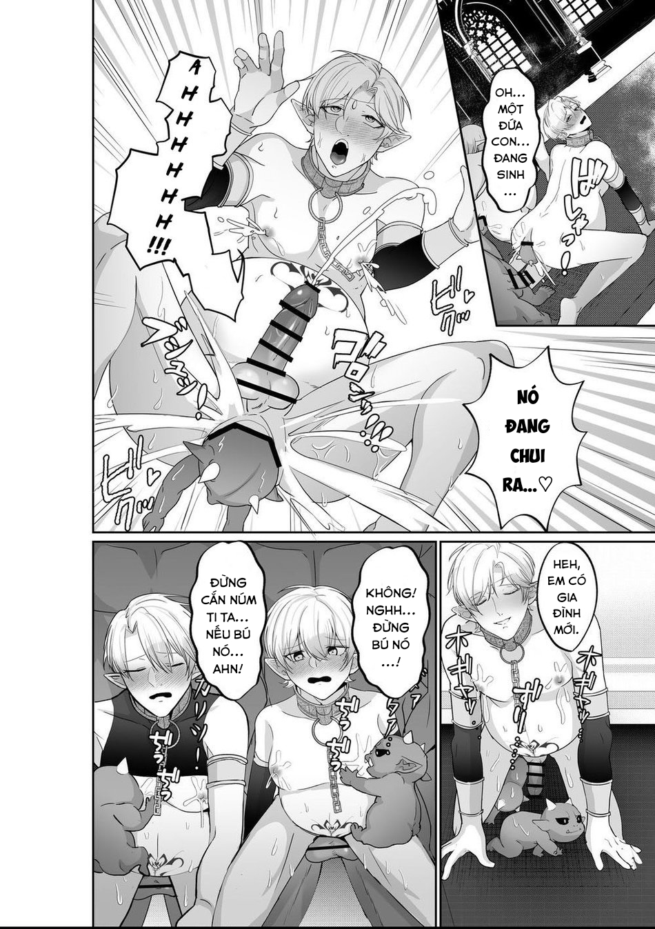 Đọc truyện hentai Niềm vui sụp đổ của các hoàng tử yêu tinh - Oneshot