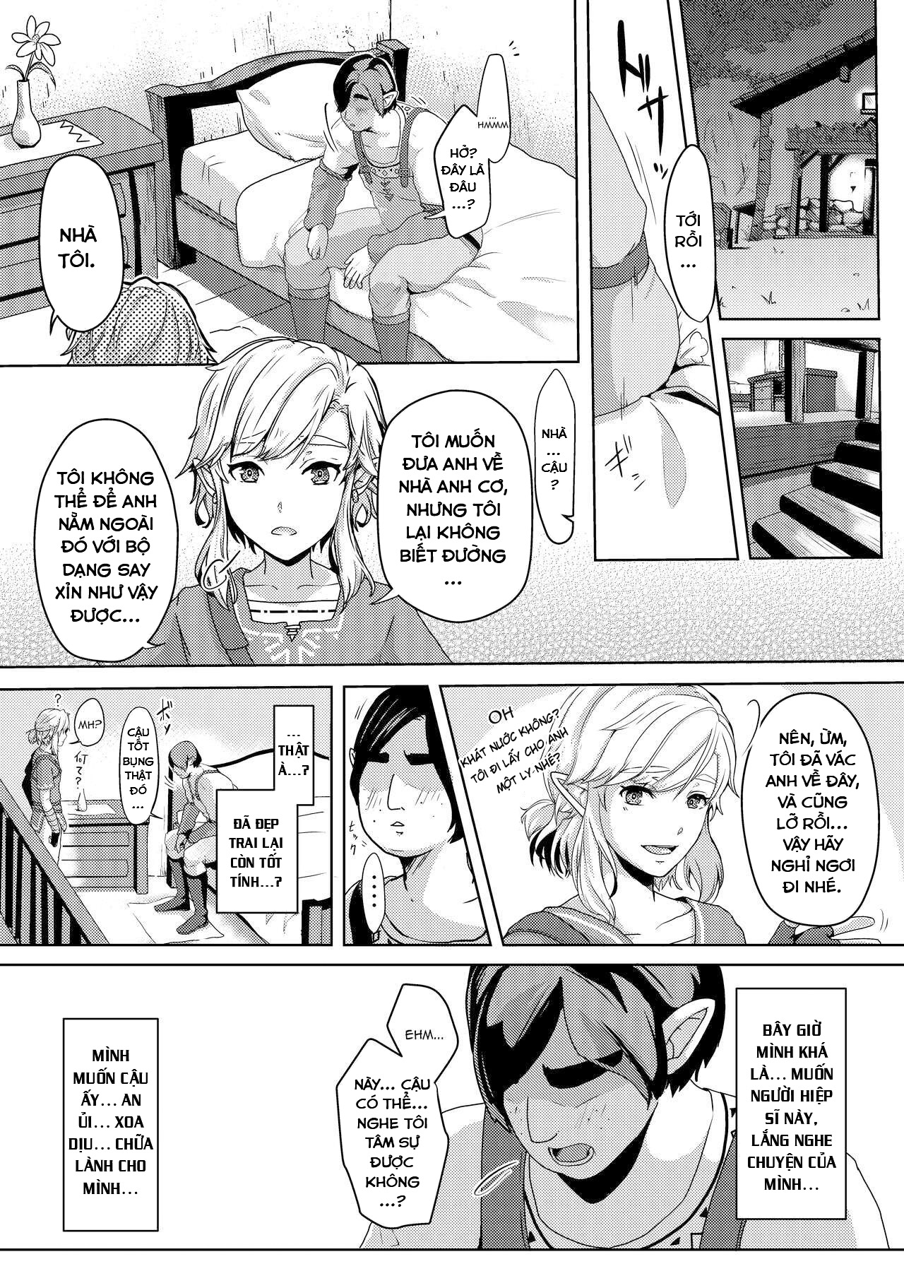 Đọc truyện hentai Đêm chăm sóc trụy lạc của hiệp sĩ. (The Legend of Zelda) - Oneshot