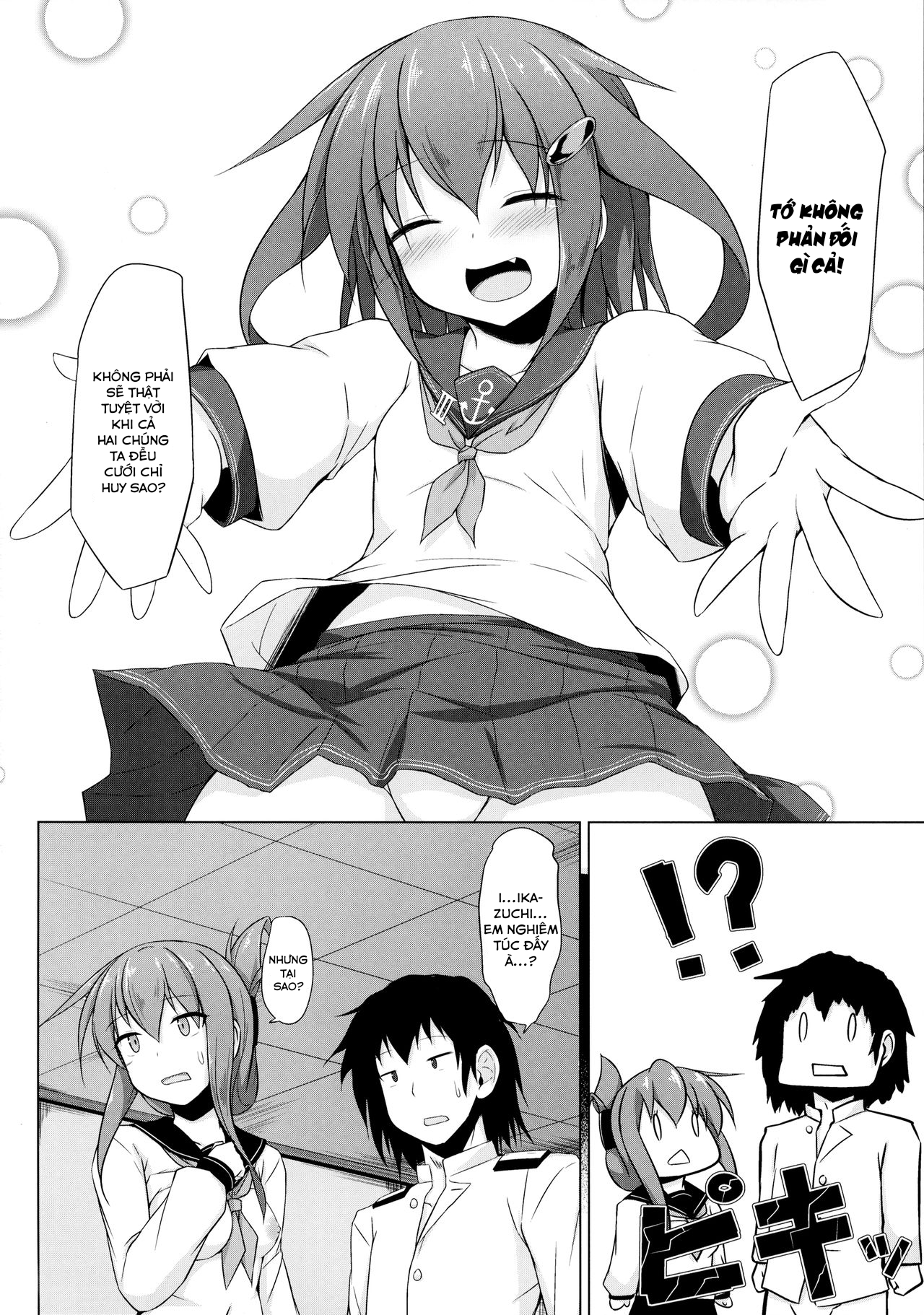 Đọc truyện hentai Ikazuchi và Inazuma muốn em bé của chỉ huy!! (Kantai Collection -KanColle-) - Chap 1