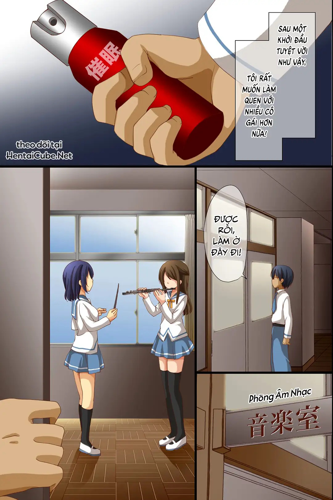 Đọc truyện hentai Thống trị cả ngôi trường - Mọi người đều bị thôi miên - Chap 2A