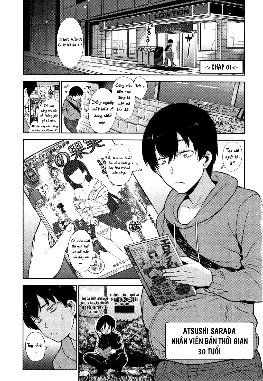 Đọc truyện hentai Tôi bắt được 1 cô gái dễ thương nhìn trộm cuốn sách tôi vứt đi - Chap 01: Cuộc gặp gỡ lạ lùng