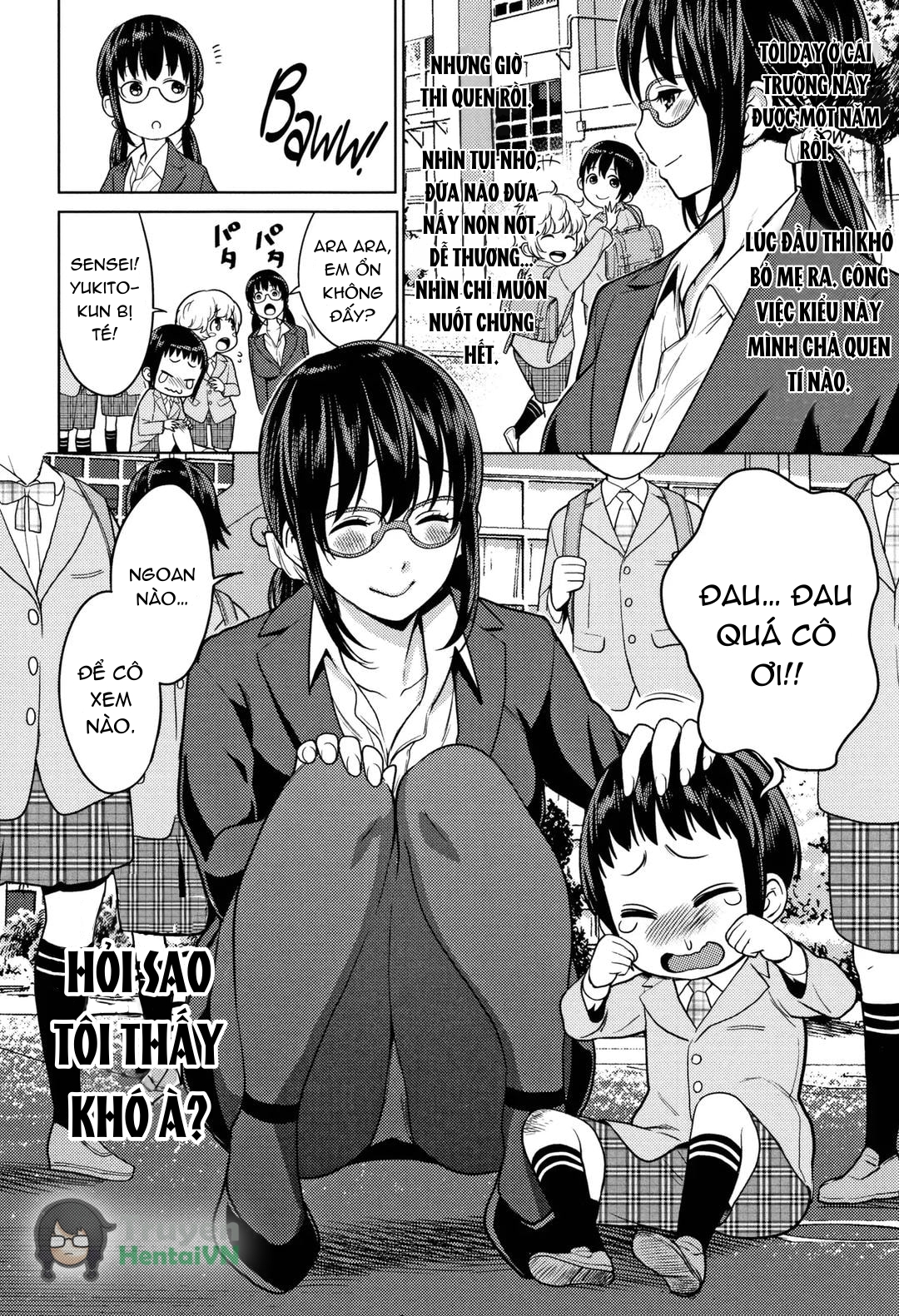 Đọc truyện hentai Yarisugi Seikyouiku! ~Hentai Onna Kyoushi Kikiippatsu~ - Oneshot