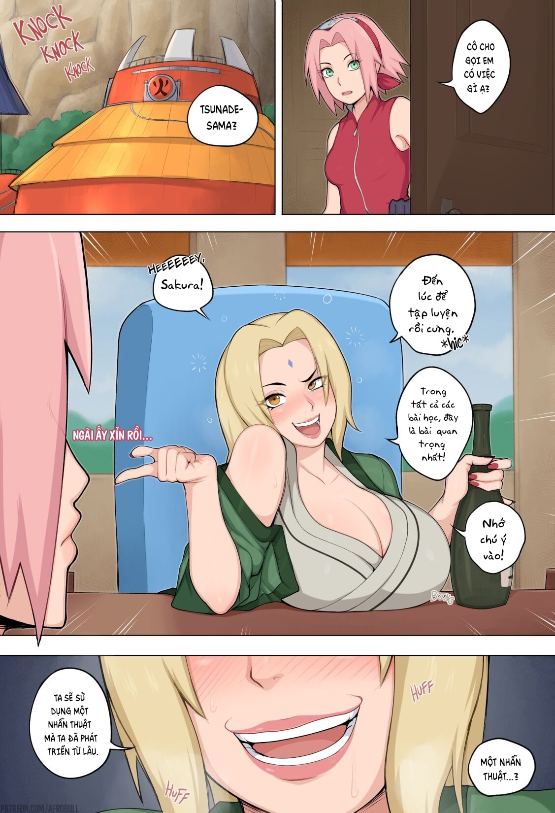 Đọc truyện hentai Bài Huấn Luyện Đặc Biệt Của Tsunade - Oneshot