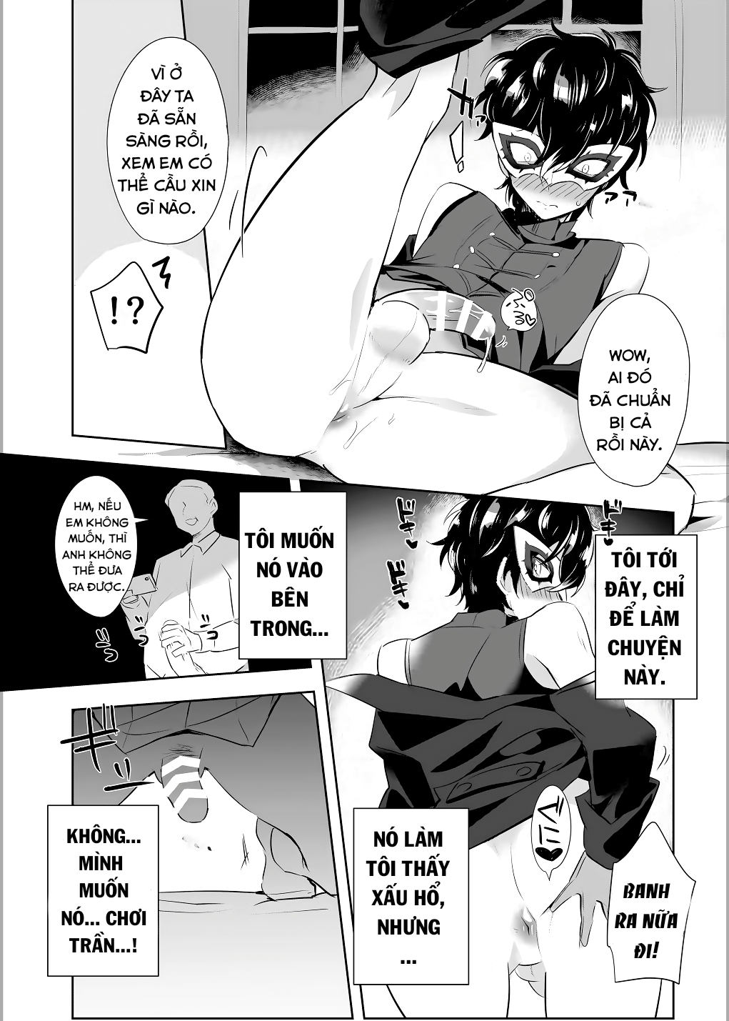 Đọc truyện hentai Kaitou-dan Leader no Himitsu no Namahousou (Persona 5) - Oneshot