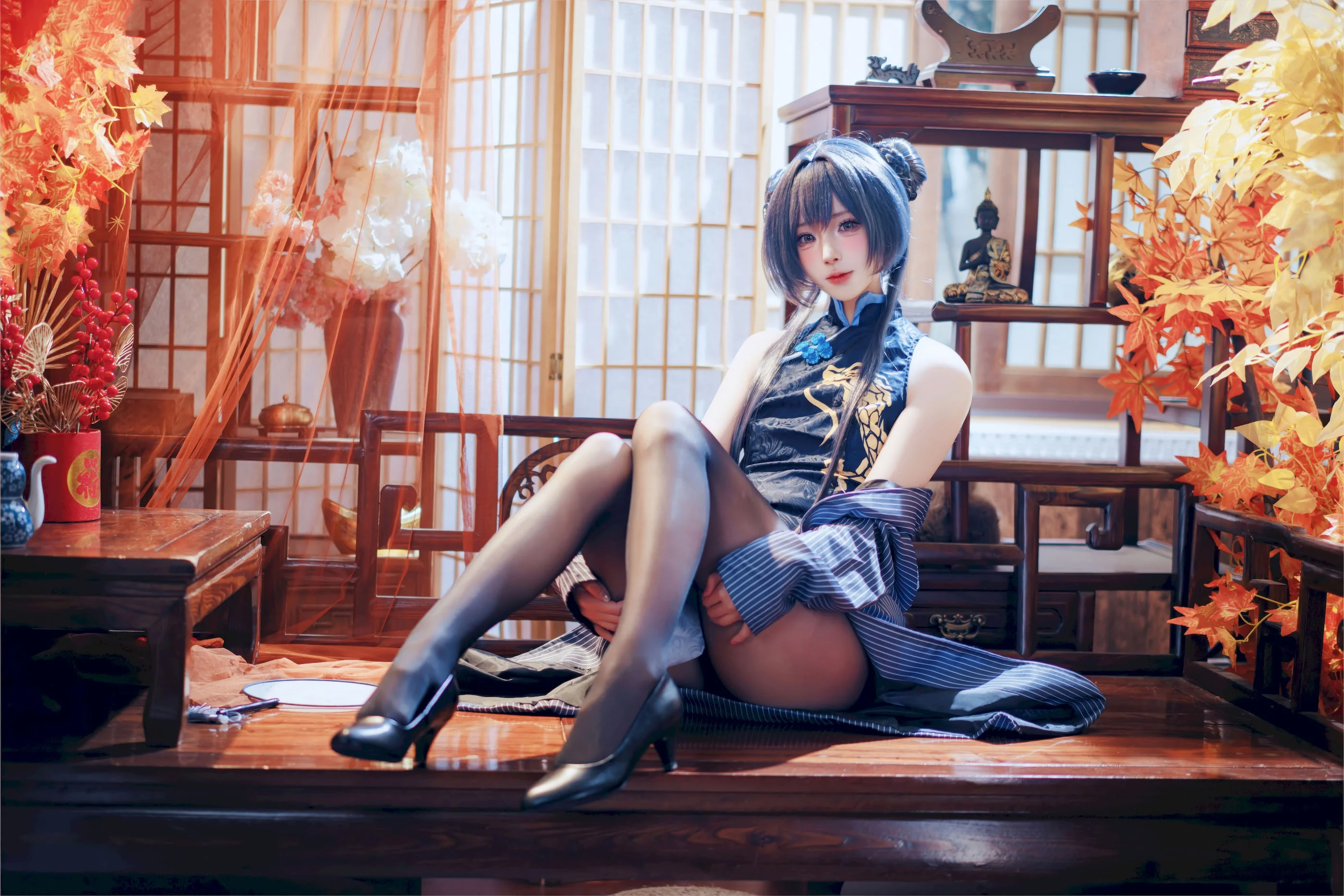 Đọc truyện hentai Tuyển tập Albums siêu phẩm Cosplay - Chap 1410 - Saionji Minamika, Azure Archives, Hime Saki