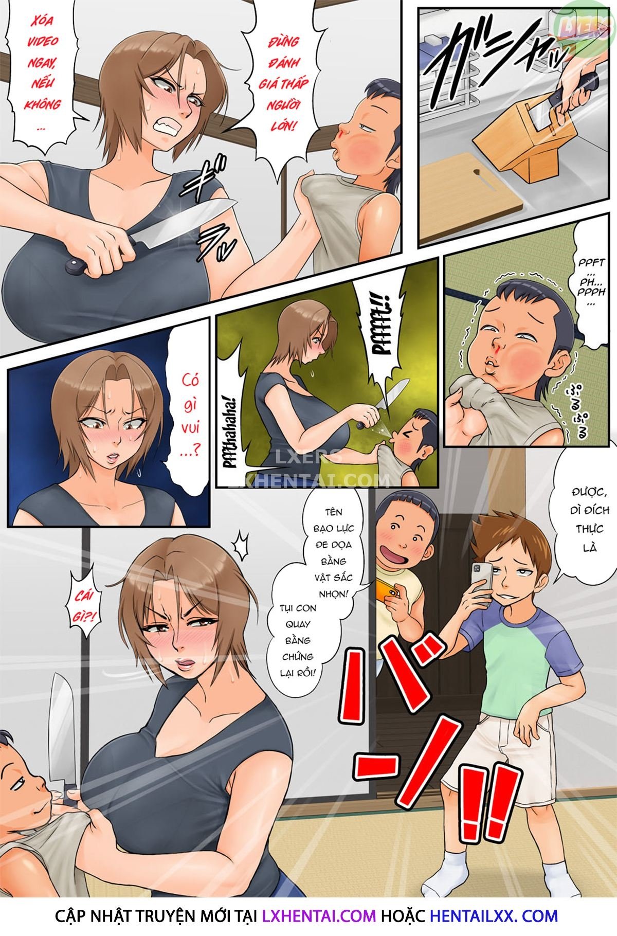 Đọc truyện hentai Tomodachi No Hahaoya Ga Keitai No Motoyan Datta Node Yowami O Nigitte Yaritai Houdai Shite Mita - Oneshot