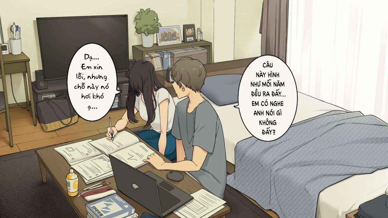 Đọc truyện hentai Học Nhóm Cùng Senpai - Oneshot