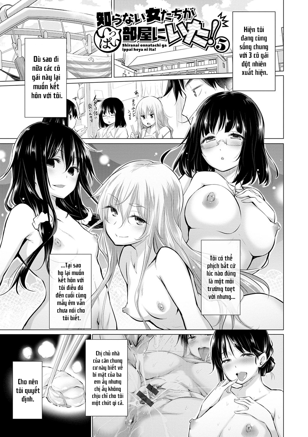 Đọc truyện hentai Trong Phòng Tôi Có Quá Nhiều Các Cô Gái Lạ! - Chap 5: nyc đòi quay lại???