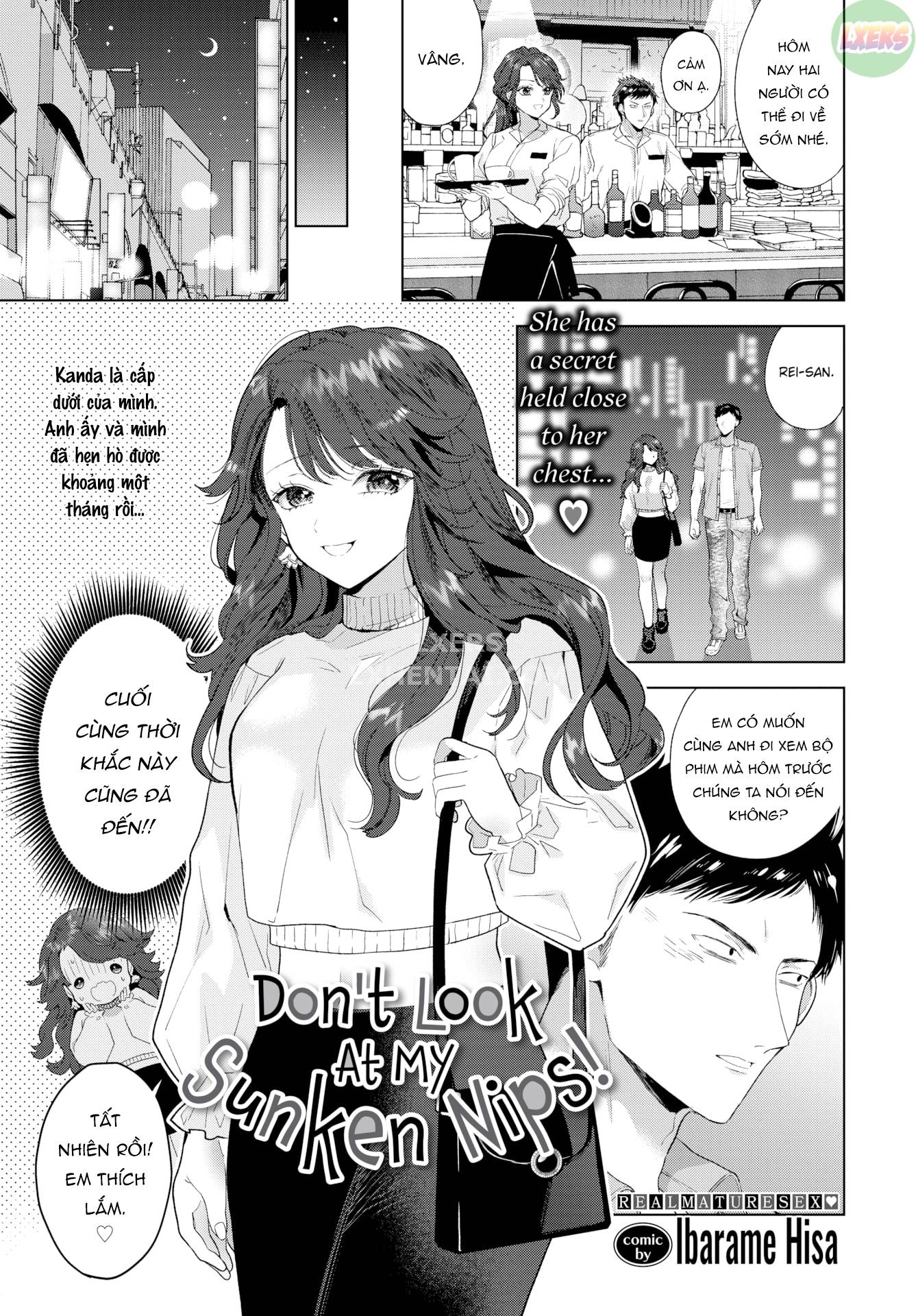 Đọc truyện hentai Đừng nhìn vào núm vú thụt của em! - Oneshot