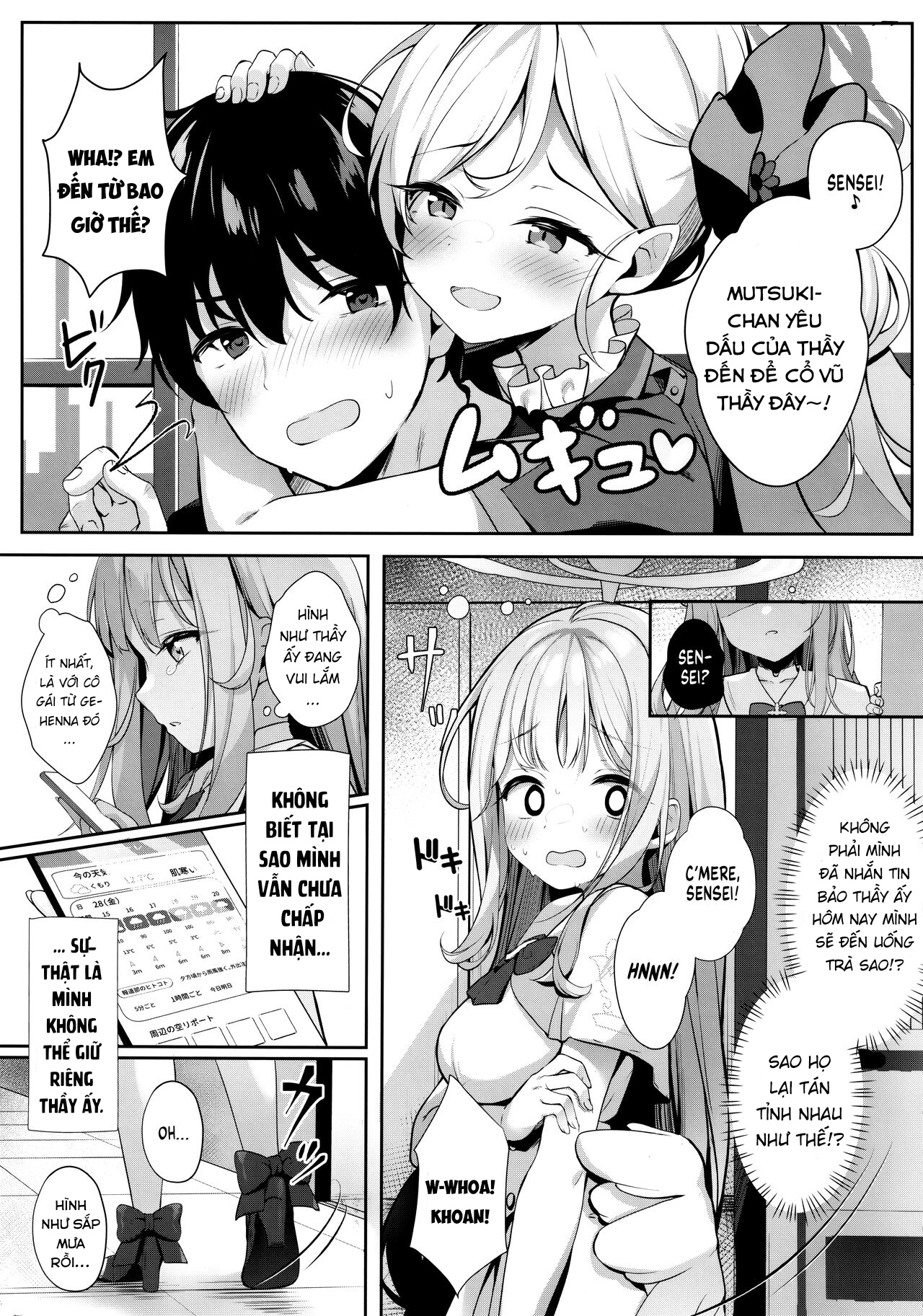 Đọc truyện hentai Nơi trú ẩn ngọt ngào với Mika Blue Archive - Oneshot