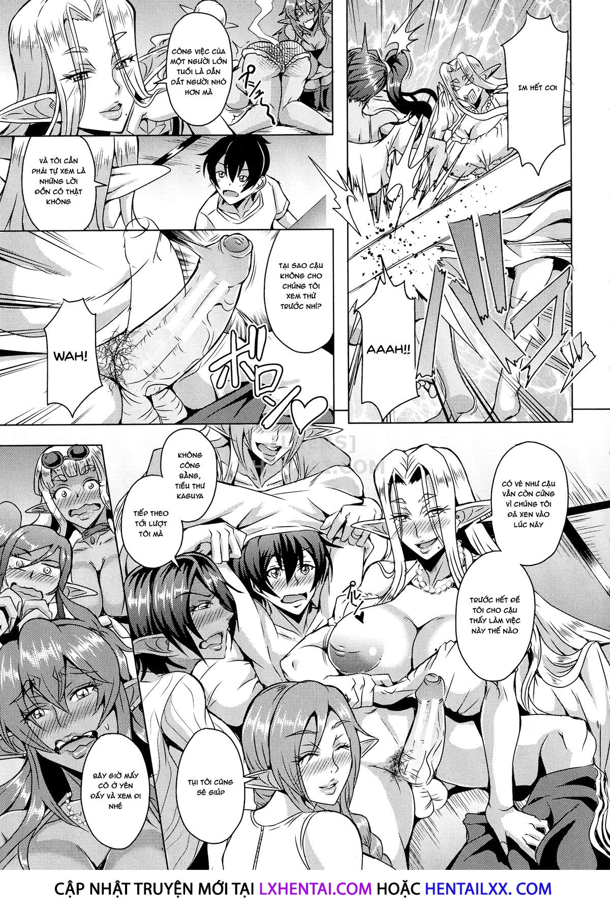 Đọc truyện hentai Elf Harem Story - Chap 5 - [END]