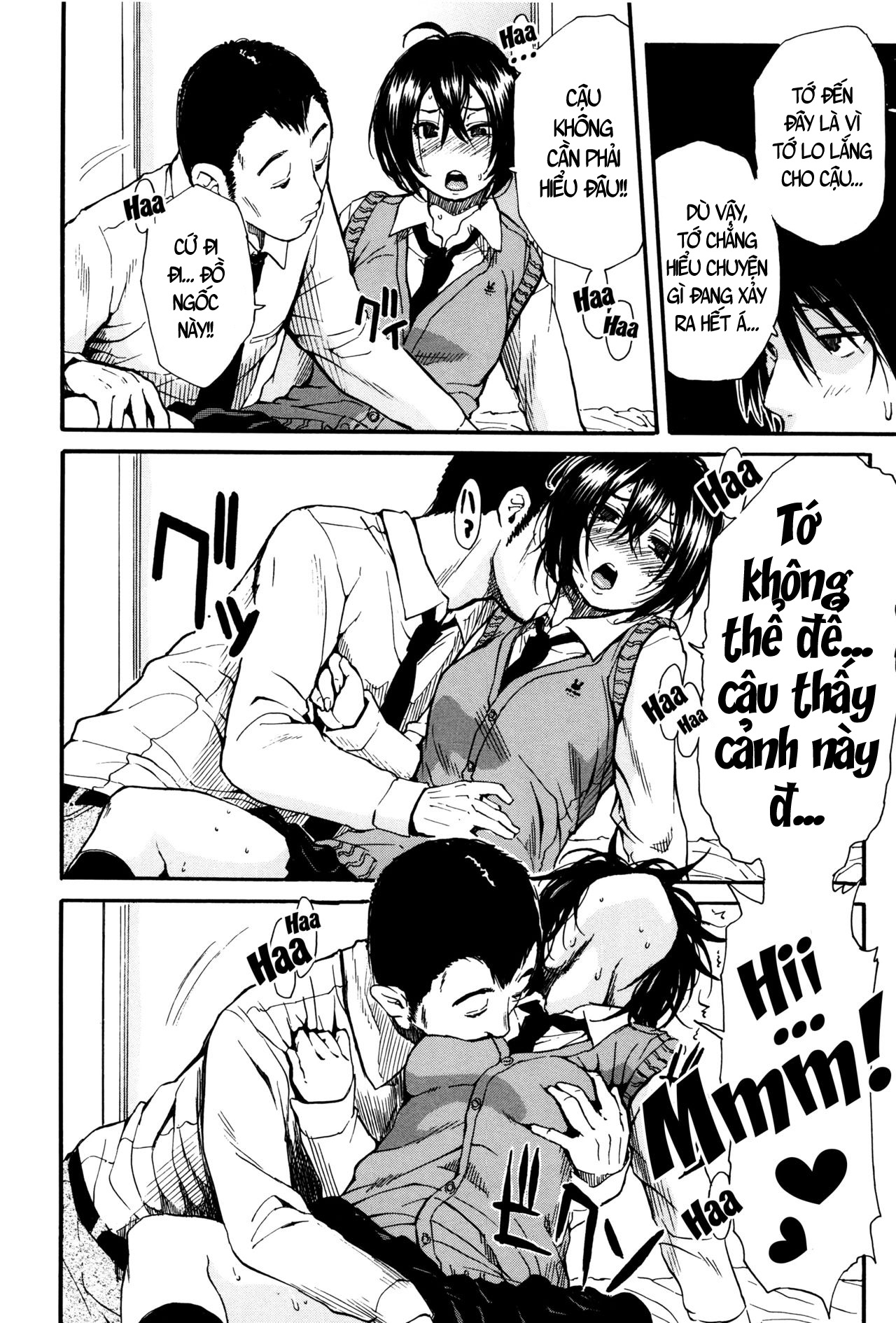 Đọc truyện hentai Một nơi dễ chịu sâu bên trong bộ đồng phục - Chap 2