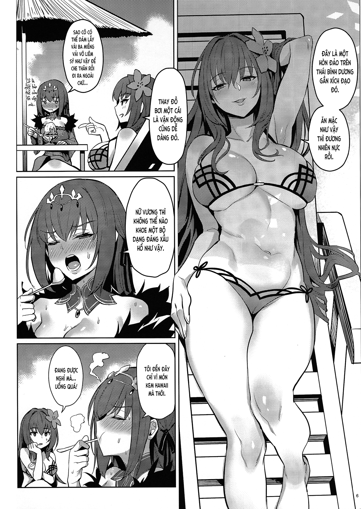 Đọc truyện hentai Vị nữ vương nhạy cảm với cái nóng (Fate/Grand Order) - Oneshot