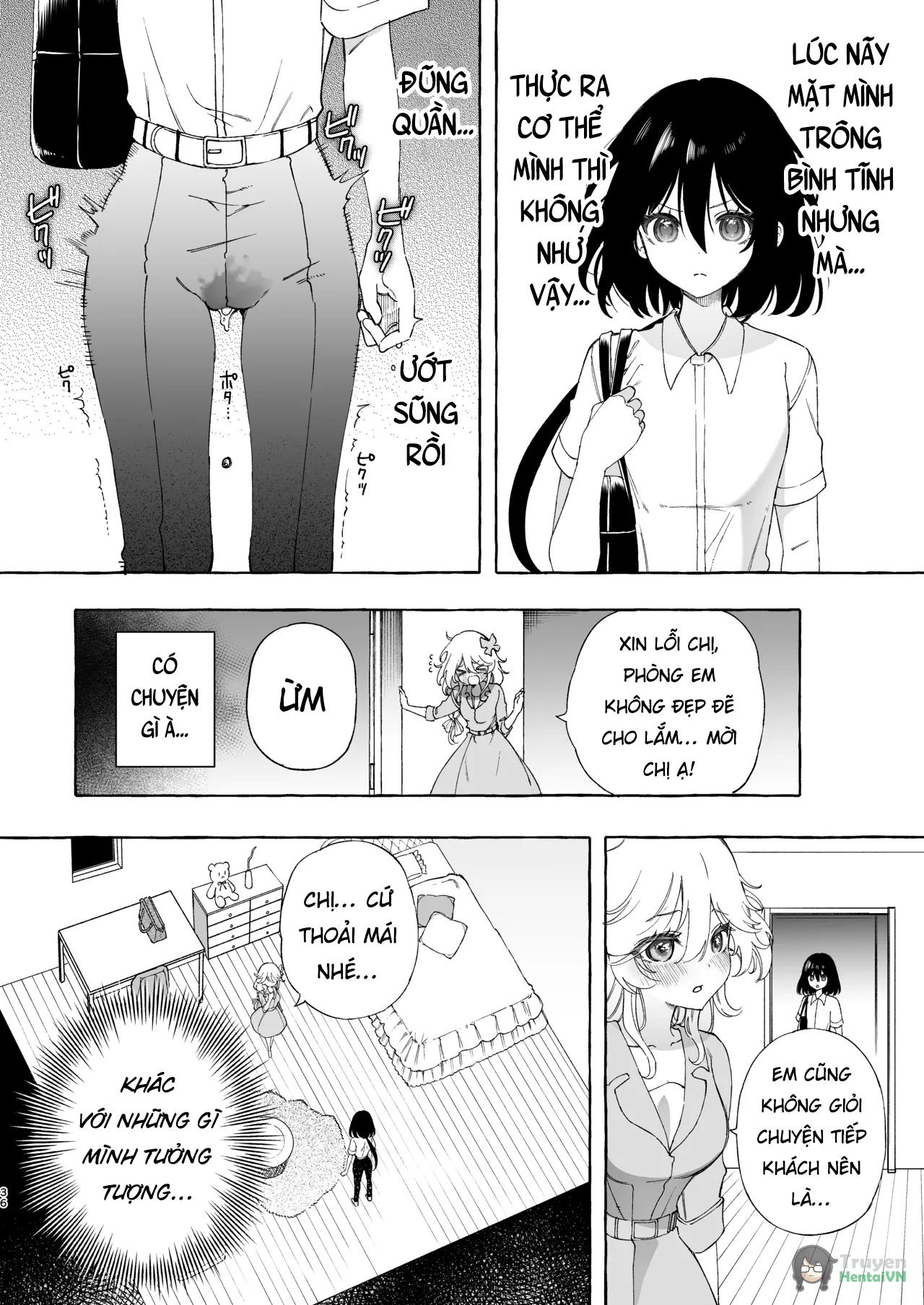 Đọc truyện hentai Mimi de Koishita Douryou ~OnaSuppo Onsei Otaku Onna ga Douryou no Koe ni Hannou Shite Ikimakuri~ - Oneshot