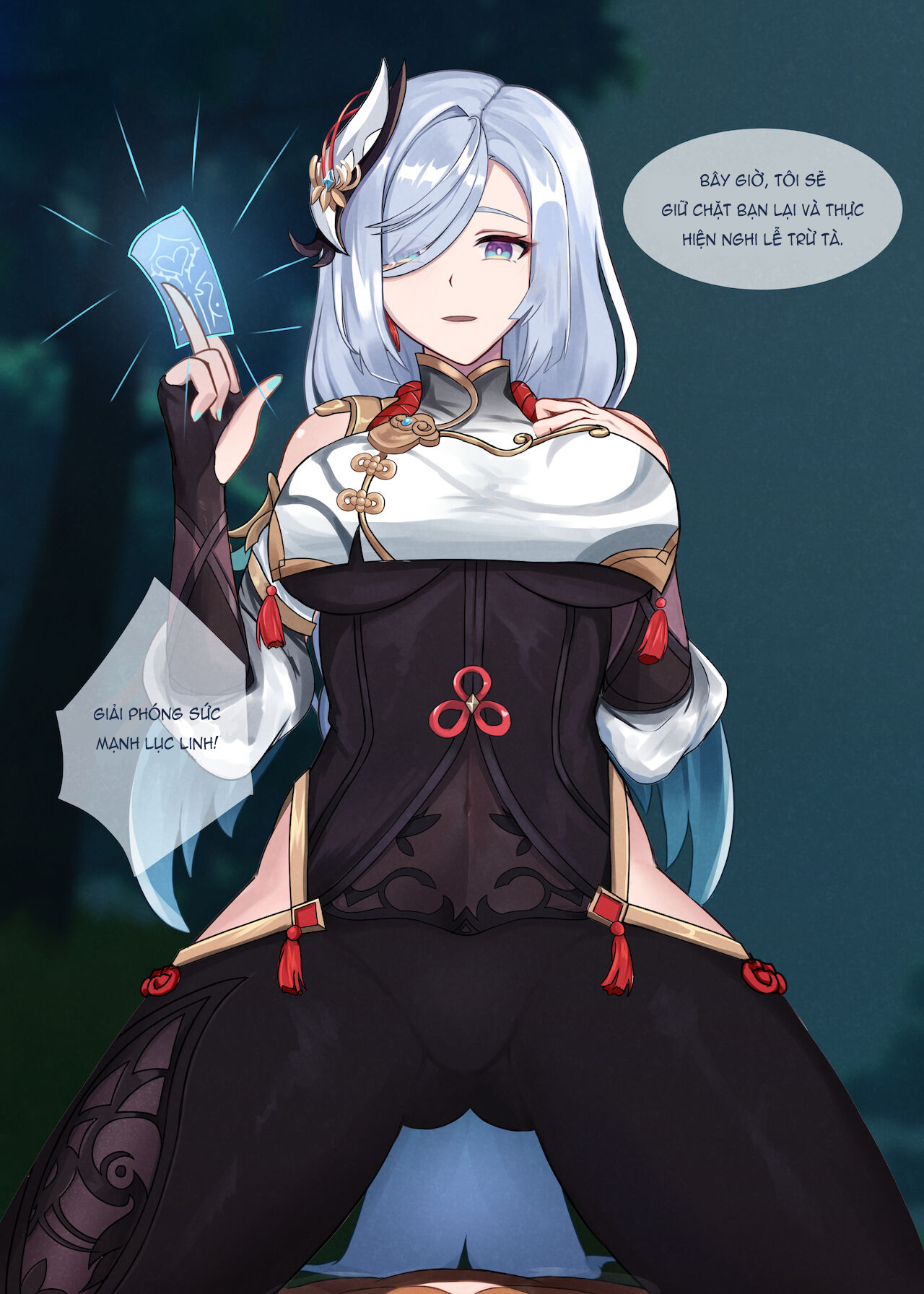 Đọc truyện hentai Trừ tà cùng Shenhe nào! - Oneshot