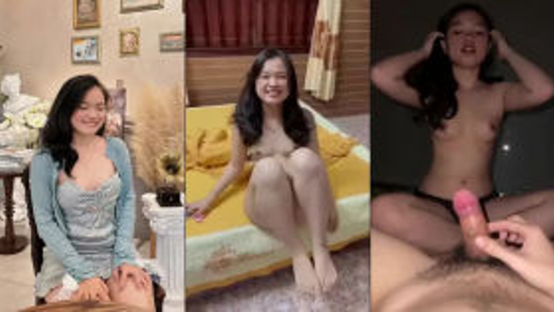 ⁣Chịch luôn em không cho còn bắt đứng quay phim xem em nghịch đồ chơi