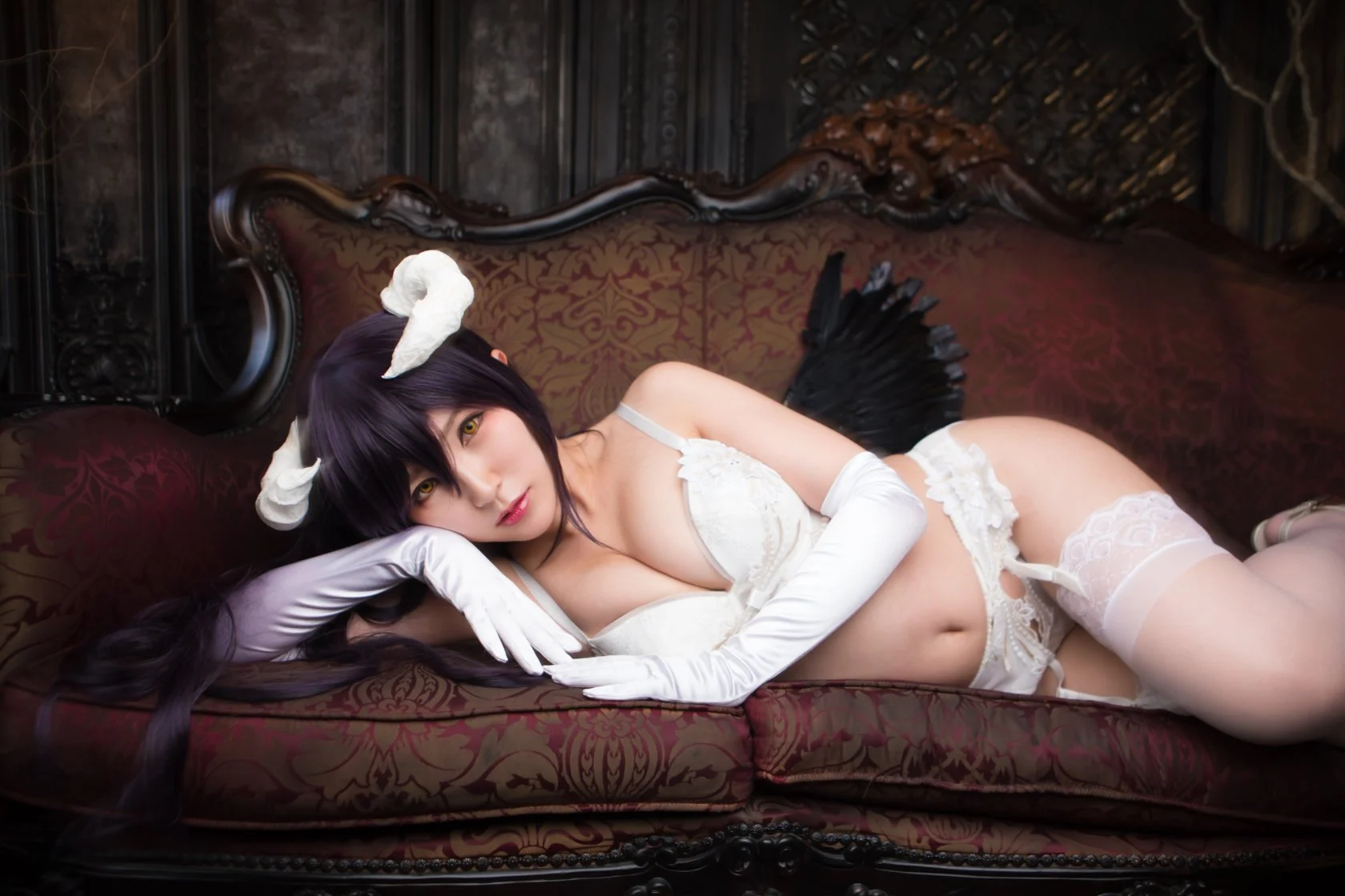 Đọc truyện hentai Tuyển tập Albums siêu phẩm Cosplay - Chap 959 - [Baitai Seijo (Luna Kirishima)] Junketsu Succubus wa ito Toutoki Yume wo miru