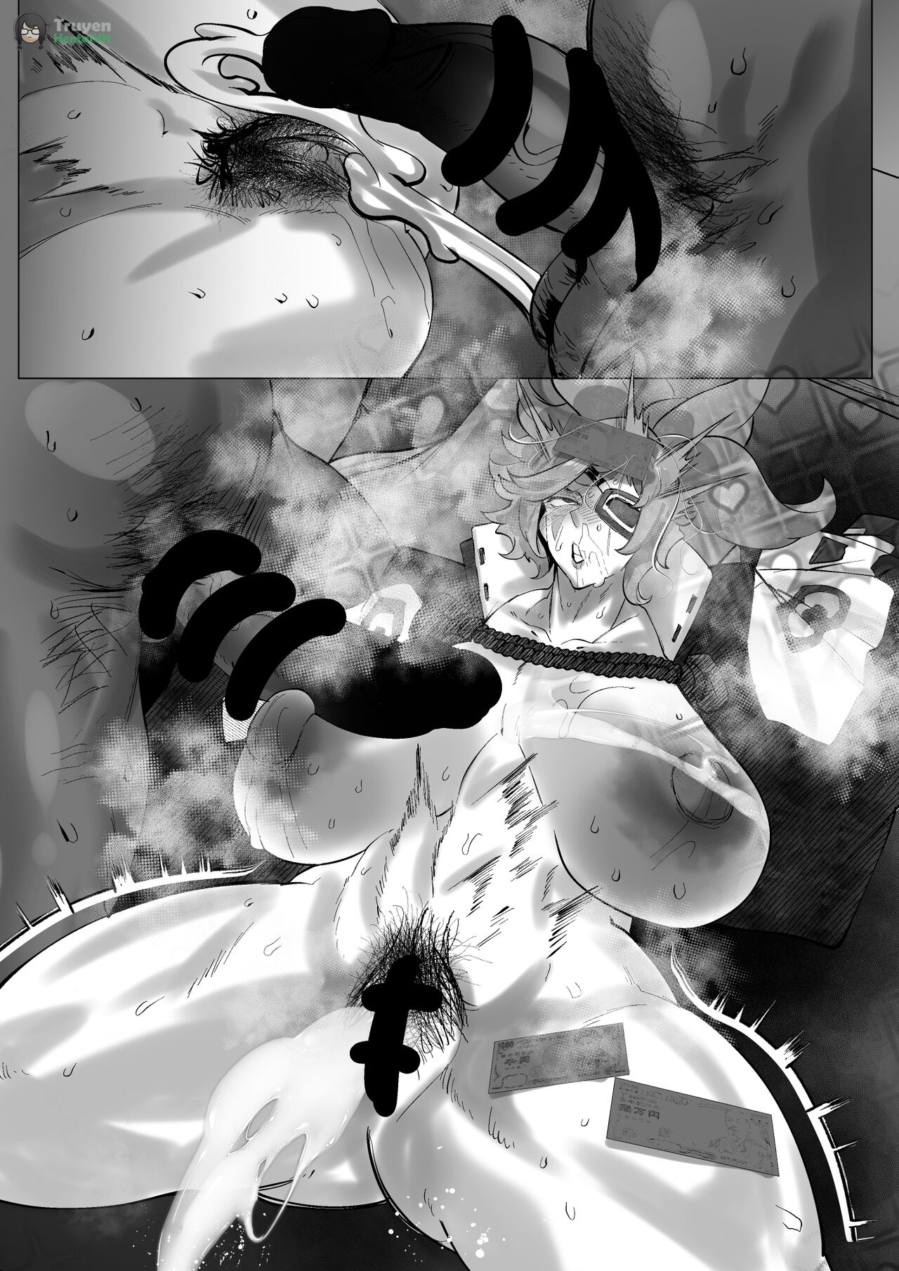 Đọc truyện hentai Ryohi ga Tarinai Baiken Nee-san wa Oji-san ni Tasukete morau (Guilty Gear) - Oneshot