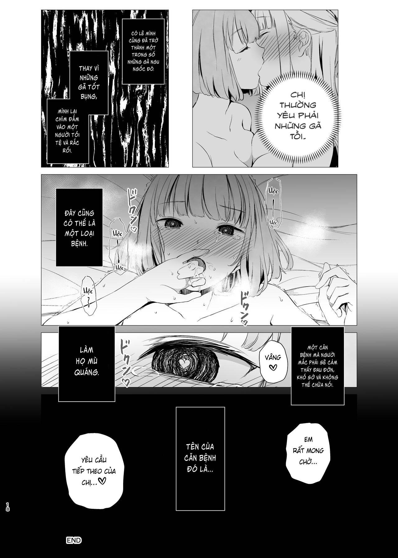 Đọc truyện hentai Căn bệnh dẫn đến bóng tối - Oneshot