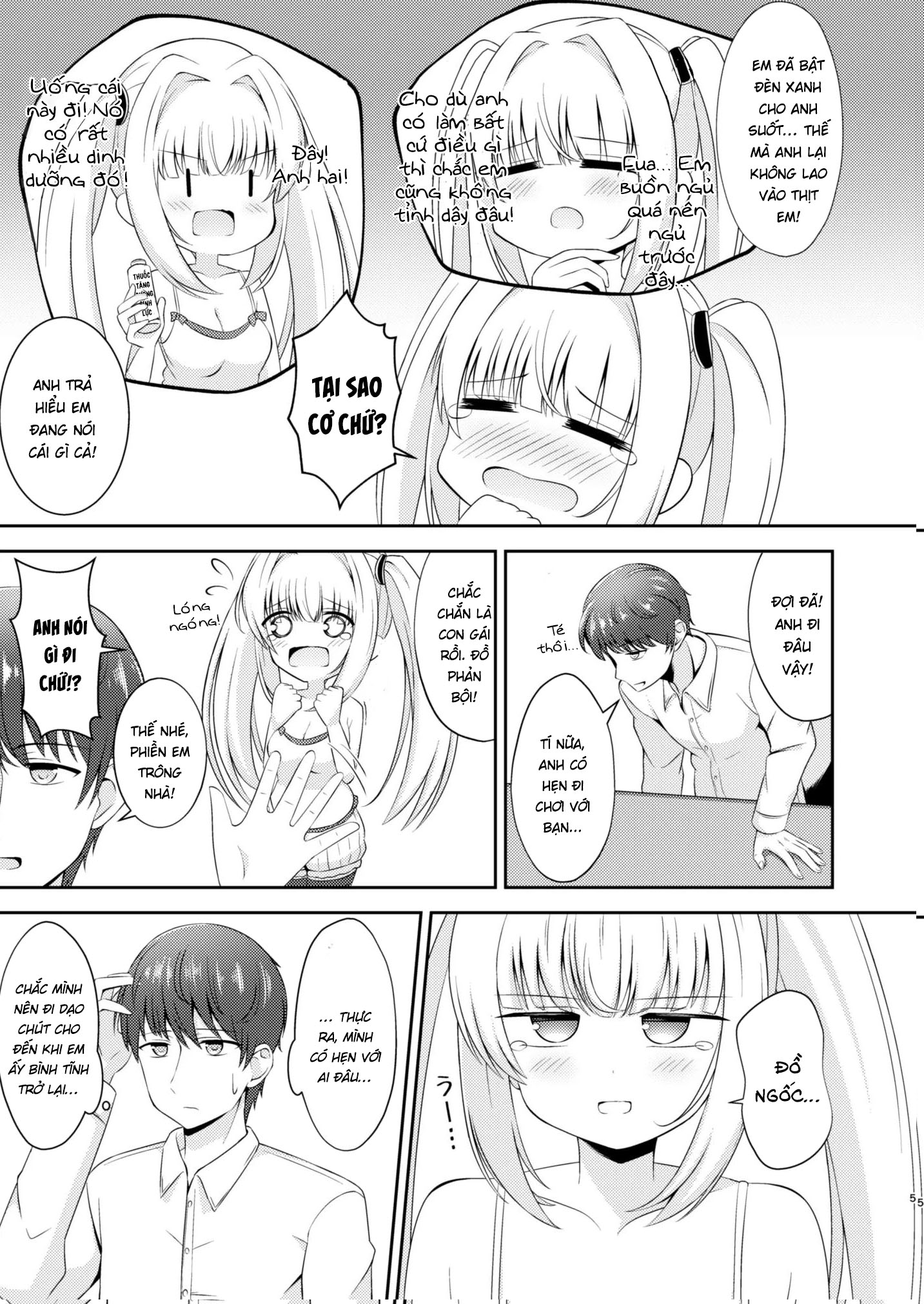 Đọc truyện hentai Cô em gái dẫm đãng chỉ làm tình với anh trai của mình! - Chap 2