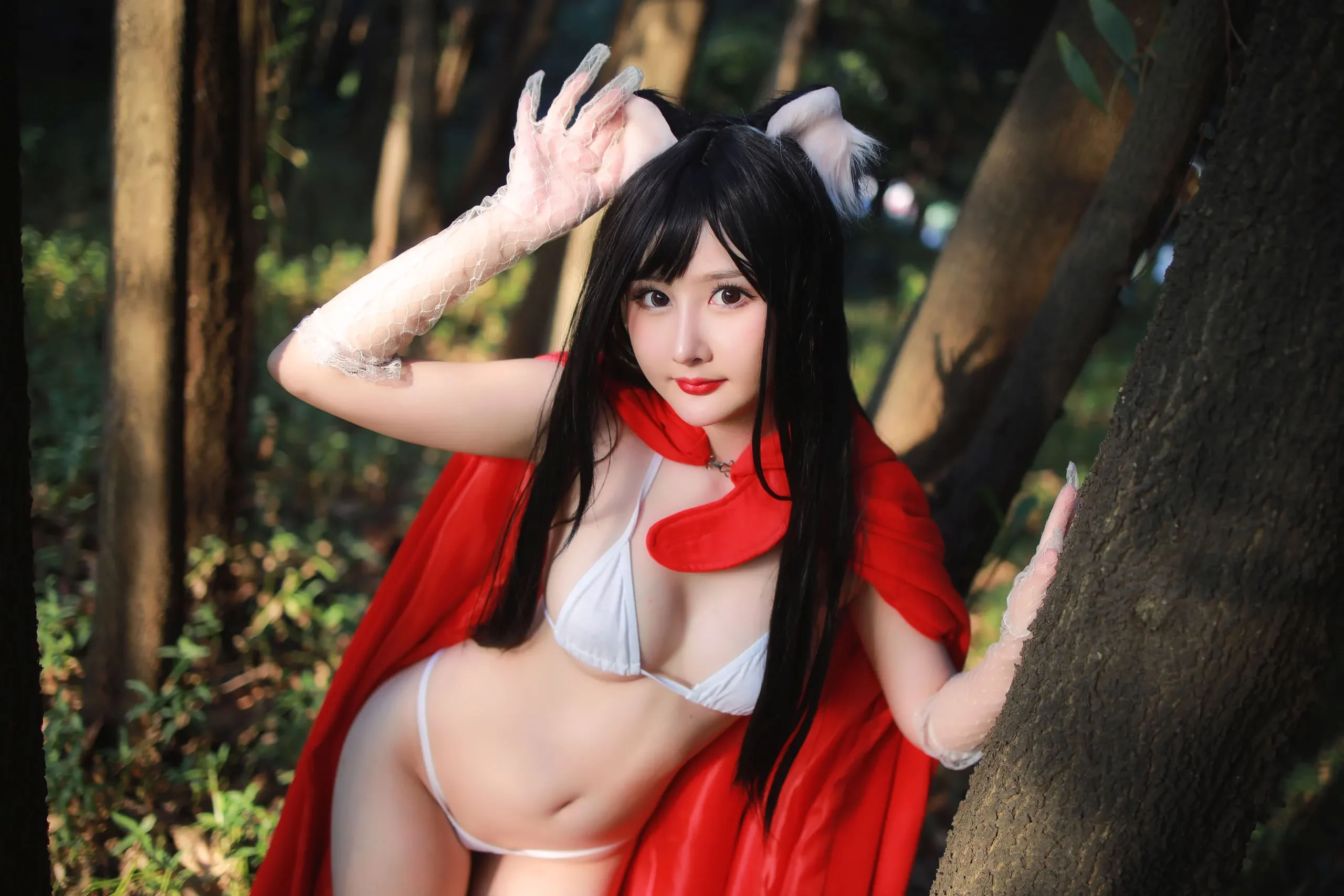 Đọc truyện hentai Tuyển tập Albums siêu phẩm Cosplay - Chap 1206 - Your Eggs (Q Version Queen) - Little Red Riding Hood