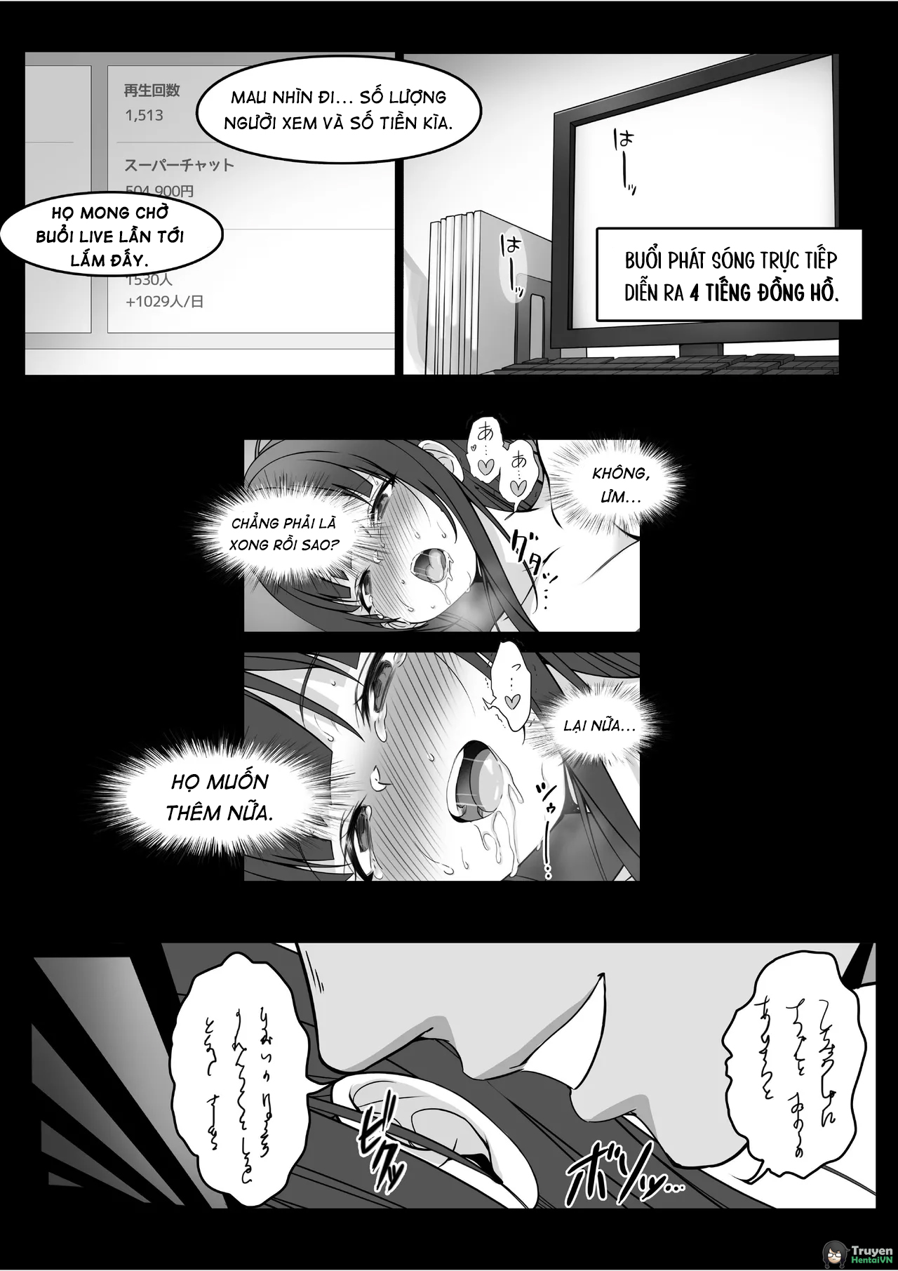 Đọc truyện hentai Streamer ‐ Neat and clean, she cha't atand the pleasure - Oneshot