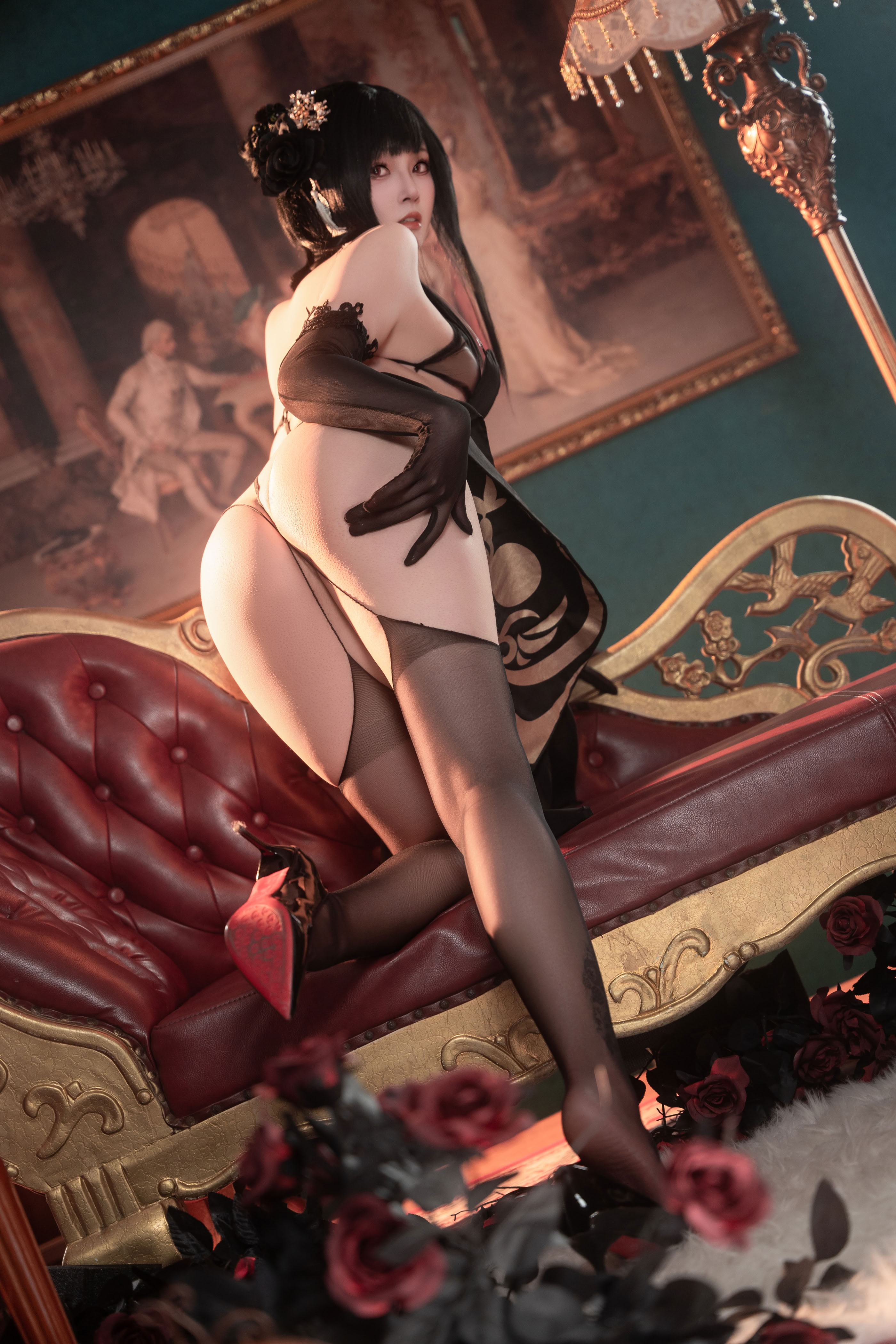 Đọc truyện hentai Tuyển tập Albums siêu phẩm Cosplay - Chap 1241 - Natsuko - Azur Lane Zhenhai Cheongsam