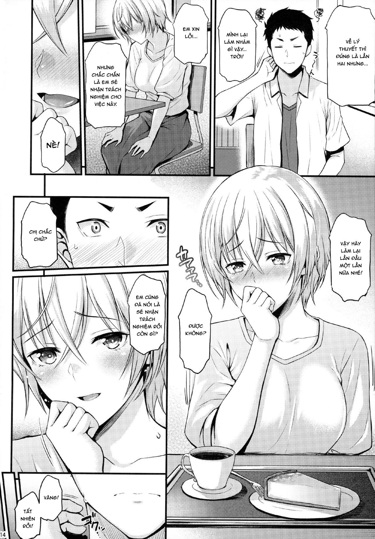 Đọc truyện hentai Itoshi no Senpai to Mou Ichido Hajimete - Oneshot