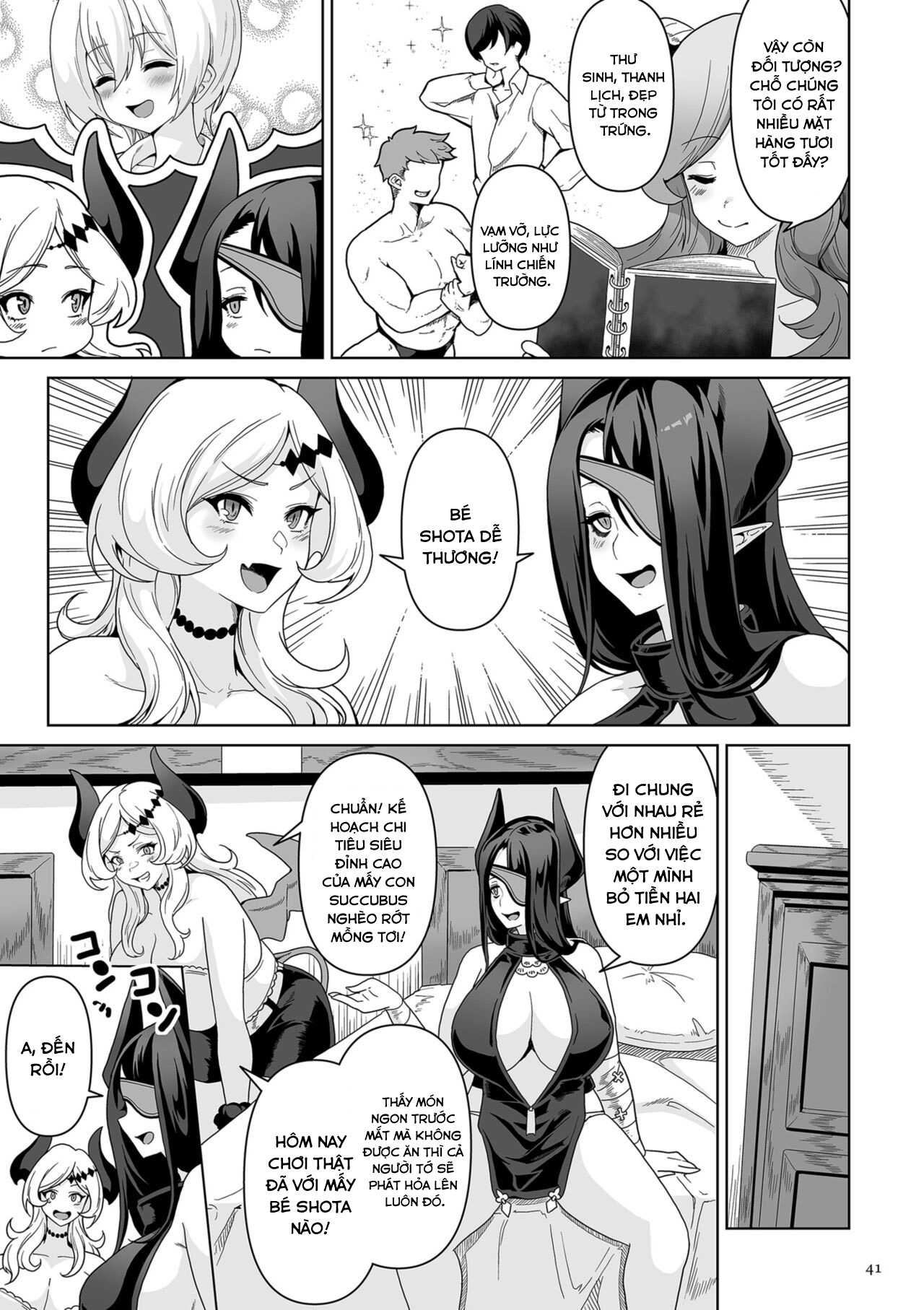 Đọc truyện hentai Vương quốc Succubus thèm bú - Chap 2