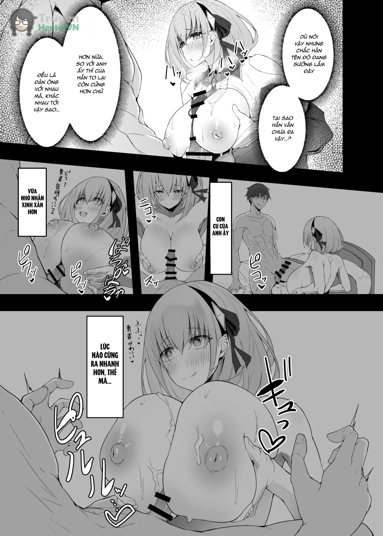 Đọc truyện hentai Yuusha no Kanojo wa NTR reru - Oneshot